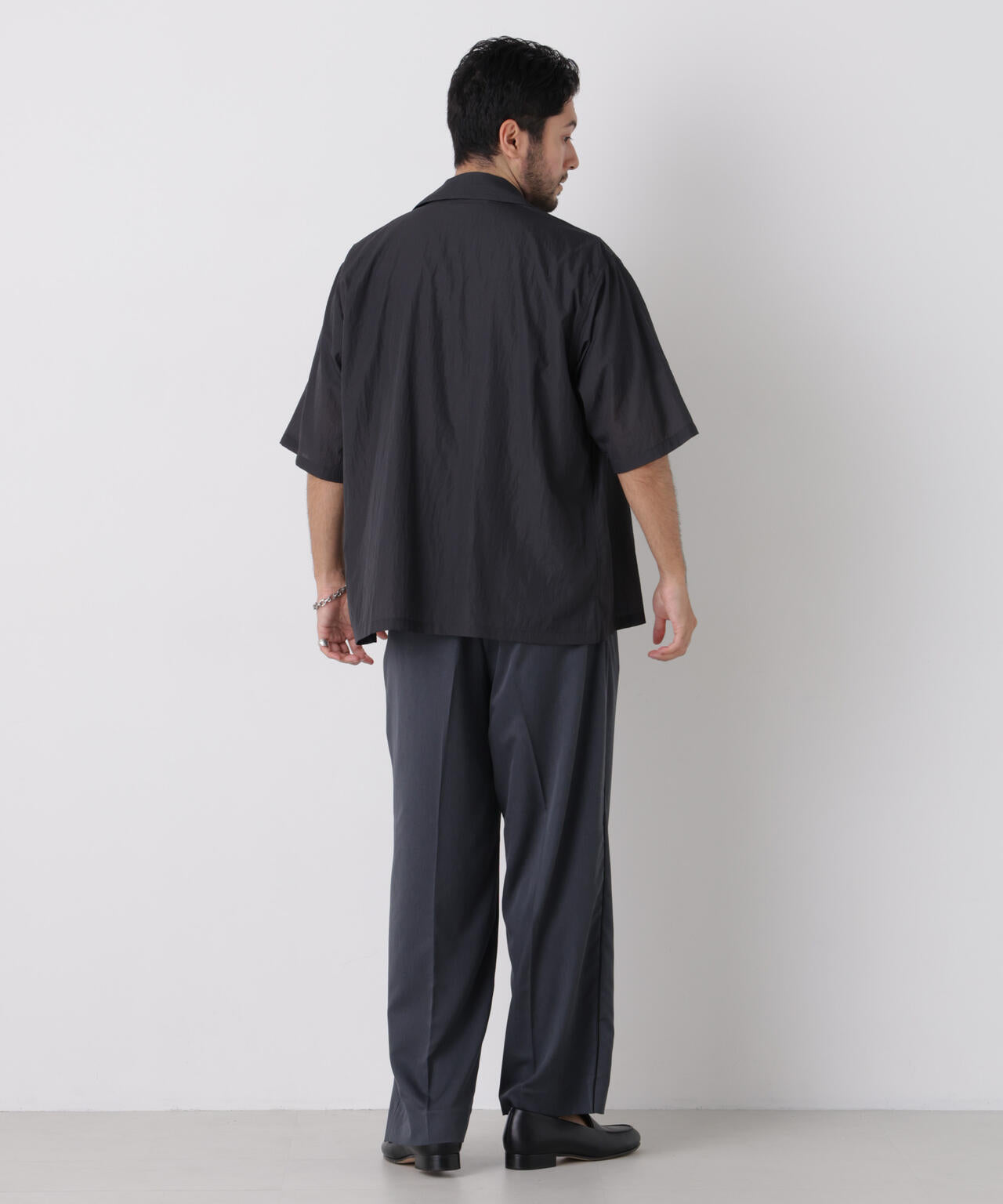 COOLFIBER(R)ドレープツイルパイピングイージーパンツ