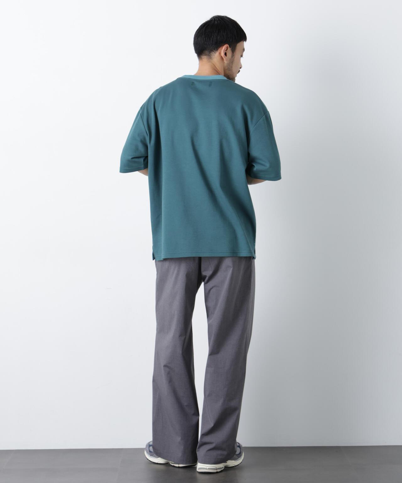 WEB限定/COOLMAX (R) バギーストレートスラックス