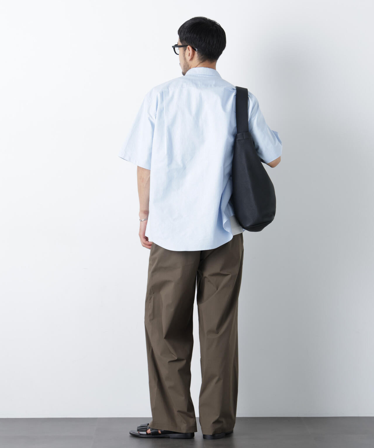 WEB限定/COOLMAX (R) バギーストレートスラックス