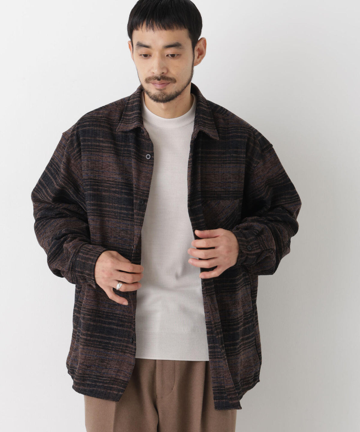 モールチェックシャツ1