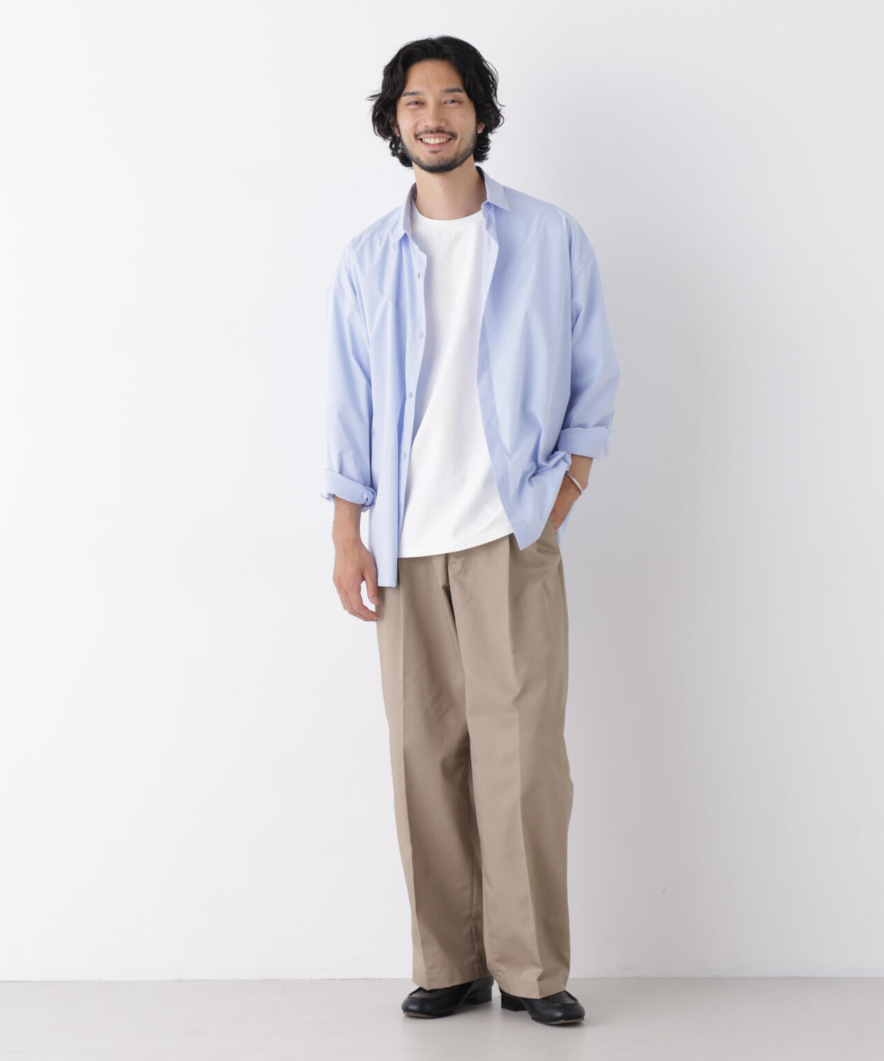 CAVE(R)ビッグドレープスクウェアシャツ 長袖