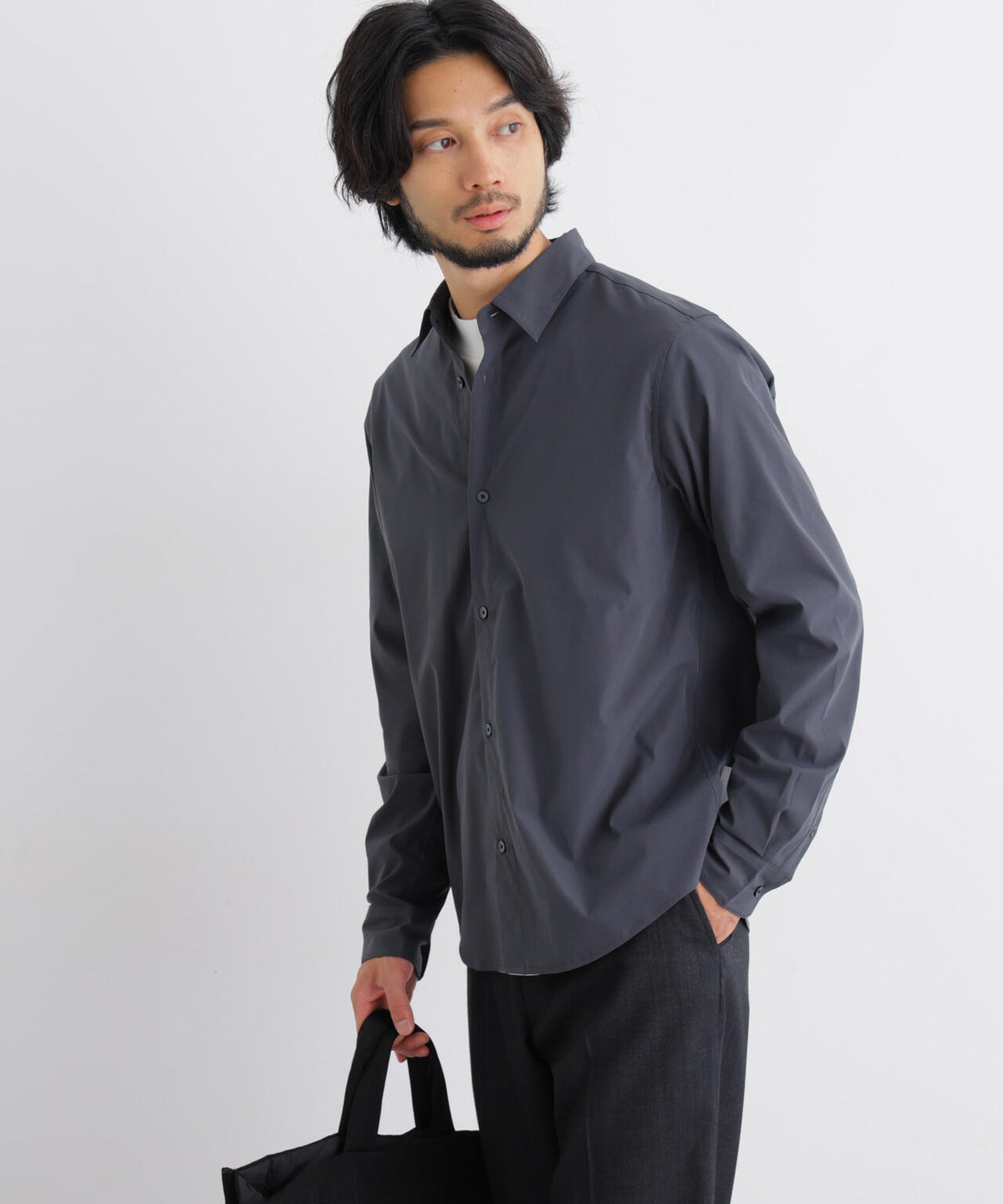 181cm　B:75 W:73 H:90 着用サイズ：L