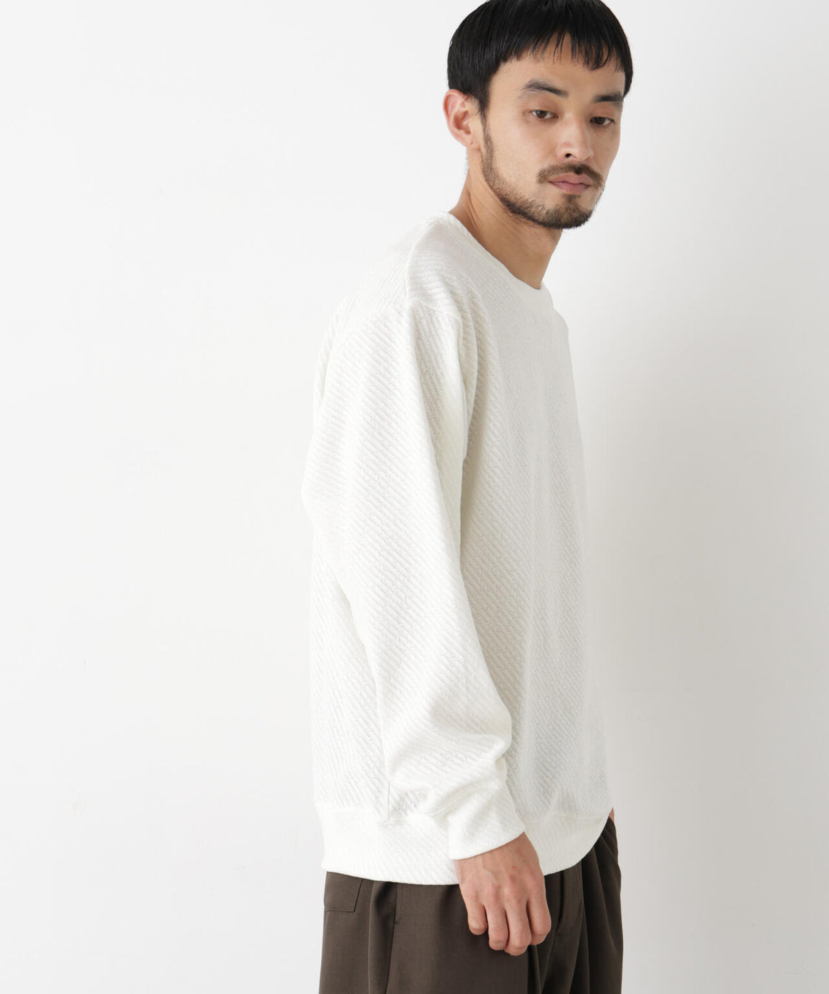 NORMANBROS  モールカットプルオーバー 長袖