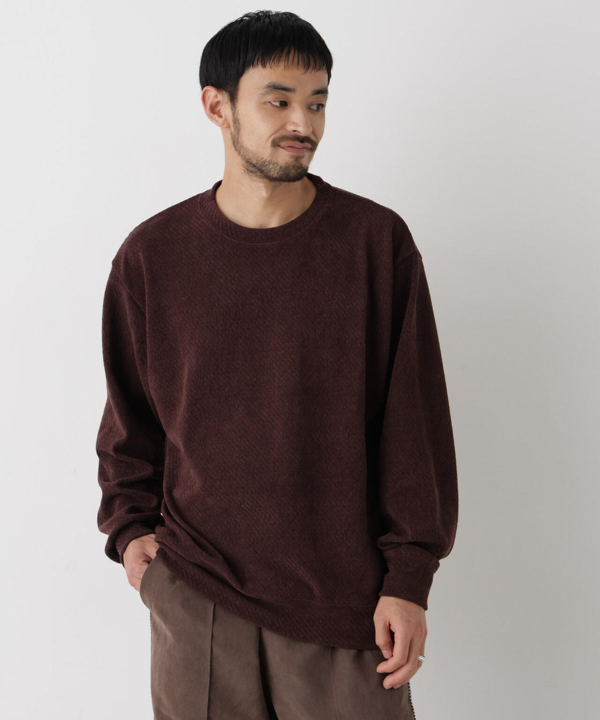 NORMANBROS  モールカットプルオーバー 長袖