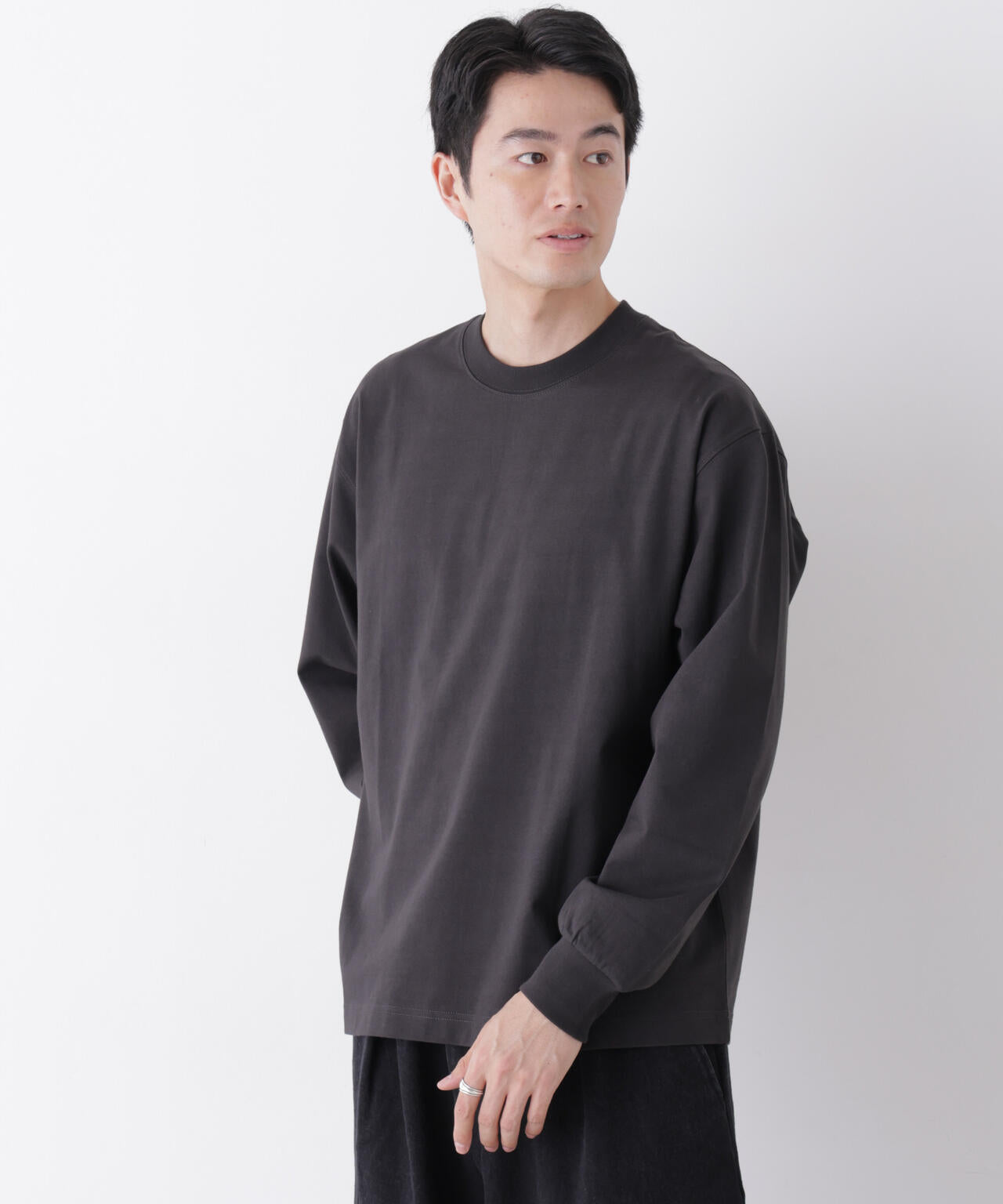 8ozビッグシルエットTシャツ 長袖 | NANO universe（ナノ・ユニバース