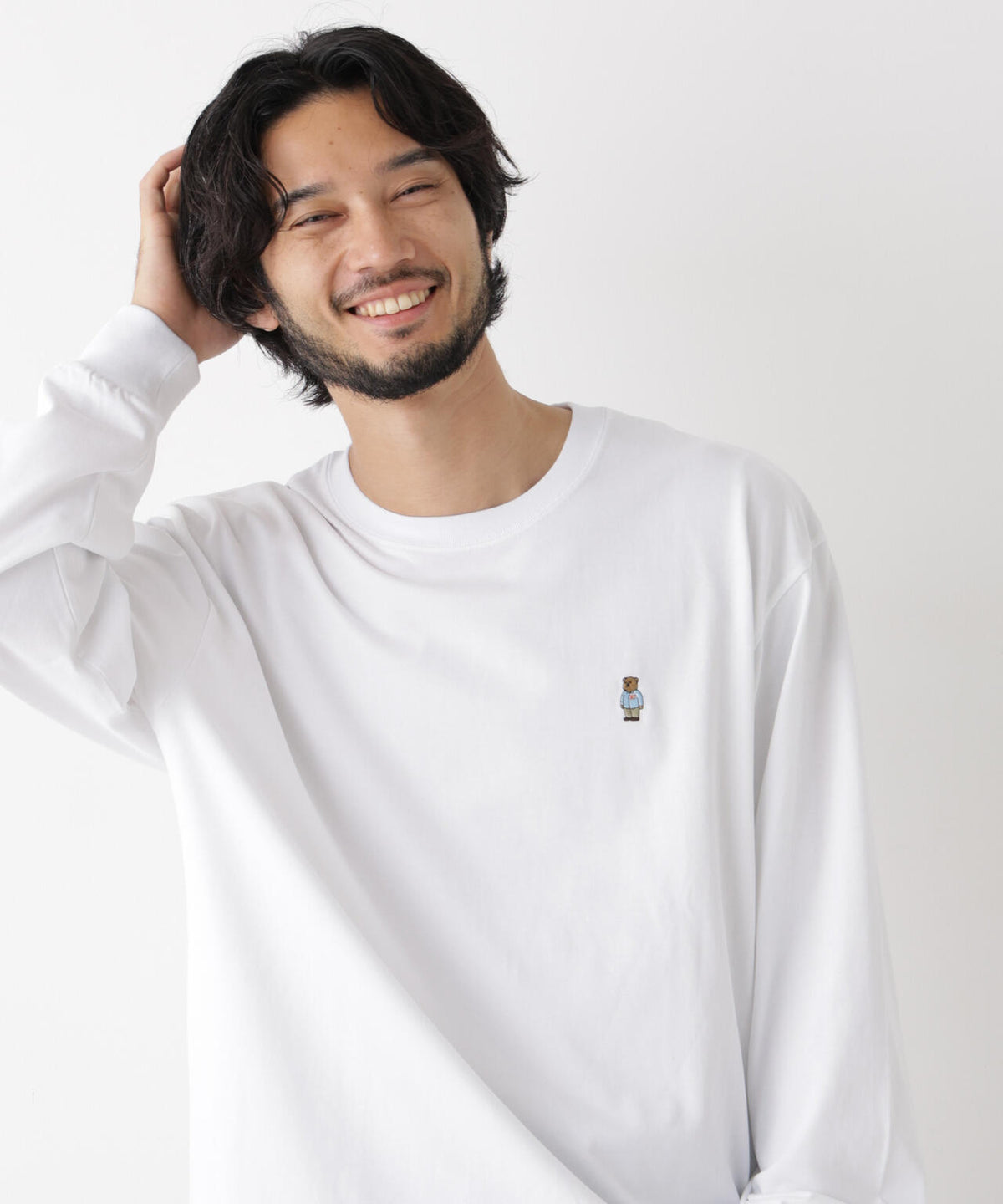 ナノベアビッグTシャツ 長袖