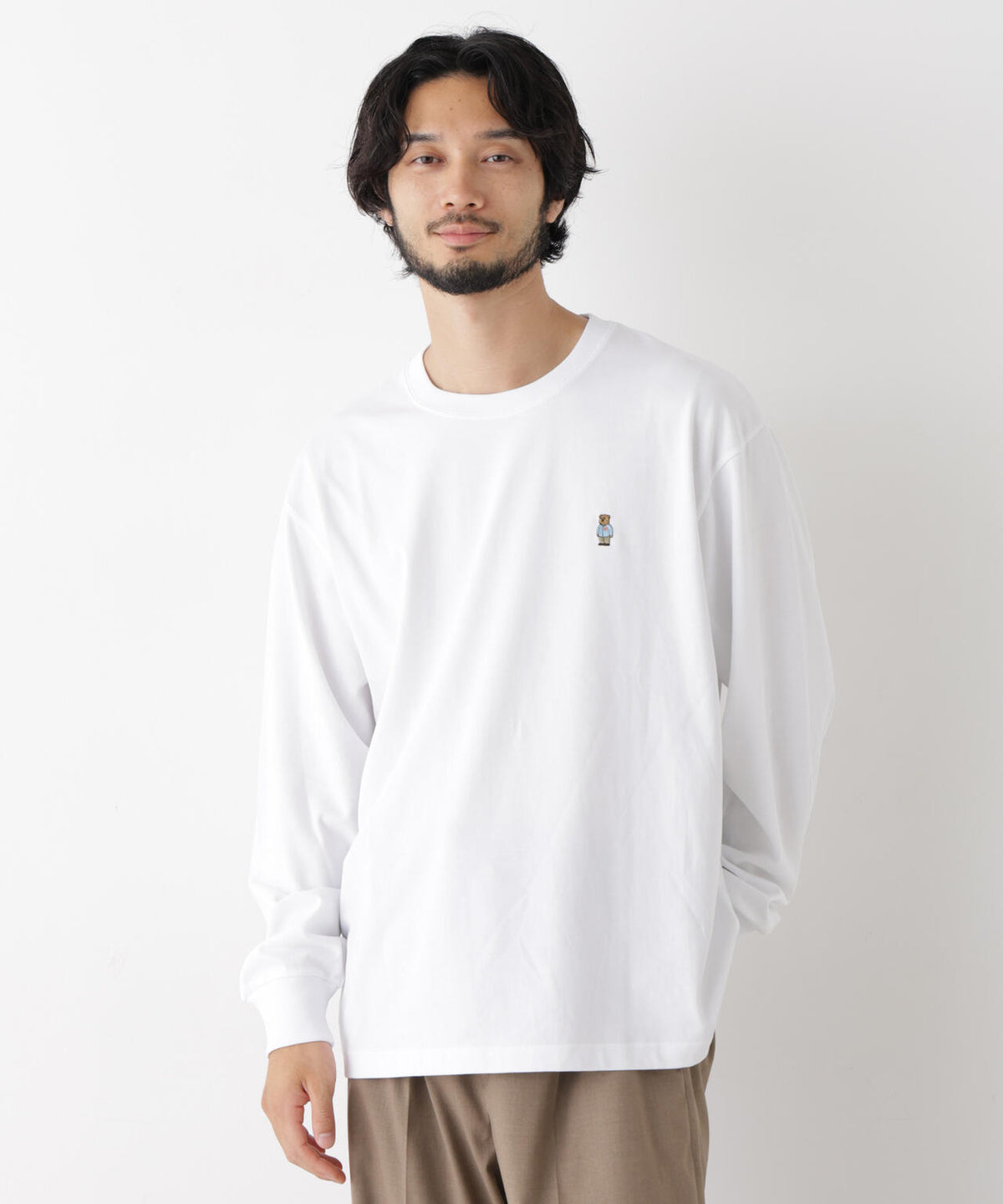 ナノベアビッグTシャツ 長袖