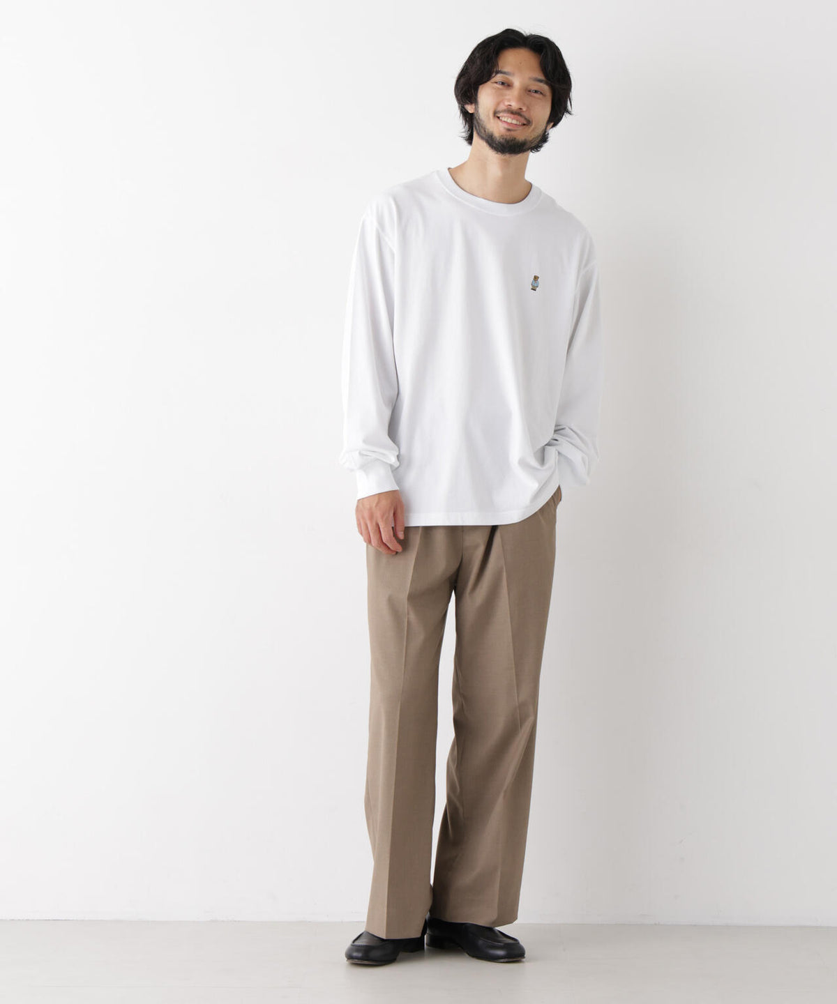 ナノベアビッグTシャツ 長袖