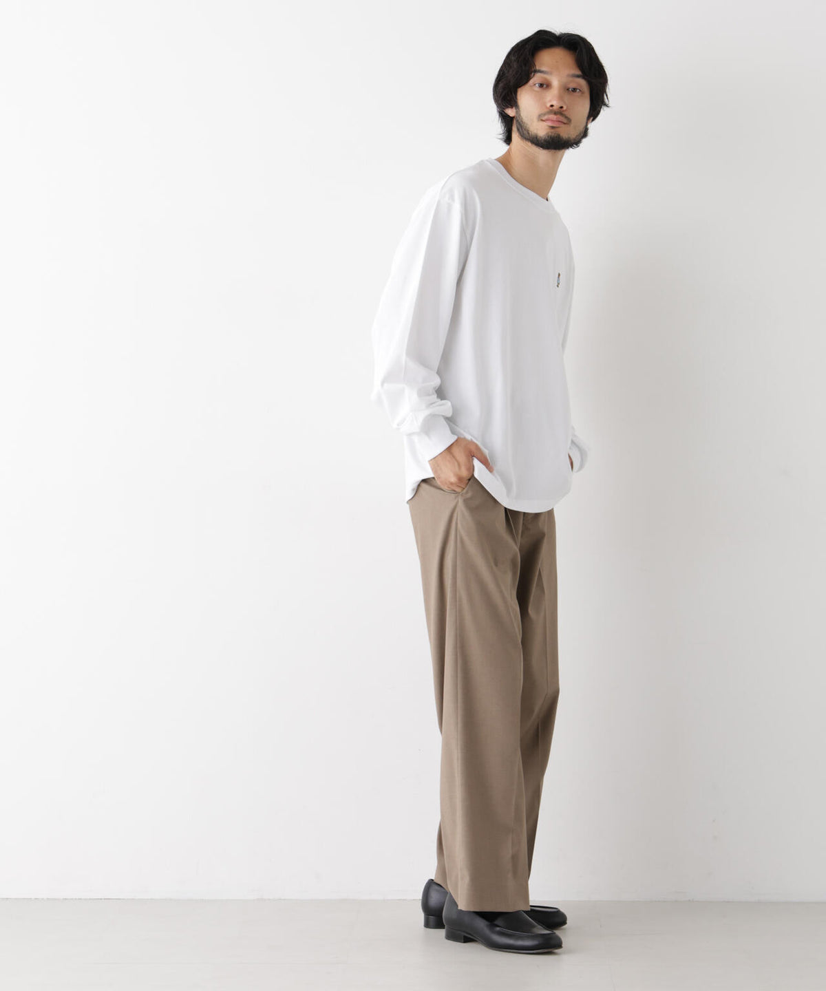 ナノベアビッグTシャツ 長袖