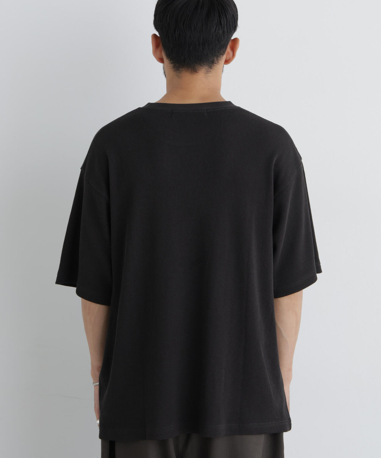 USAコットン×COOLMAX(R) ワッフルワイドTシャツ半袖