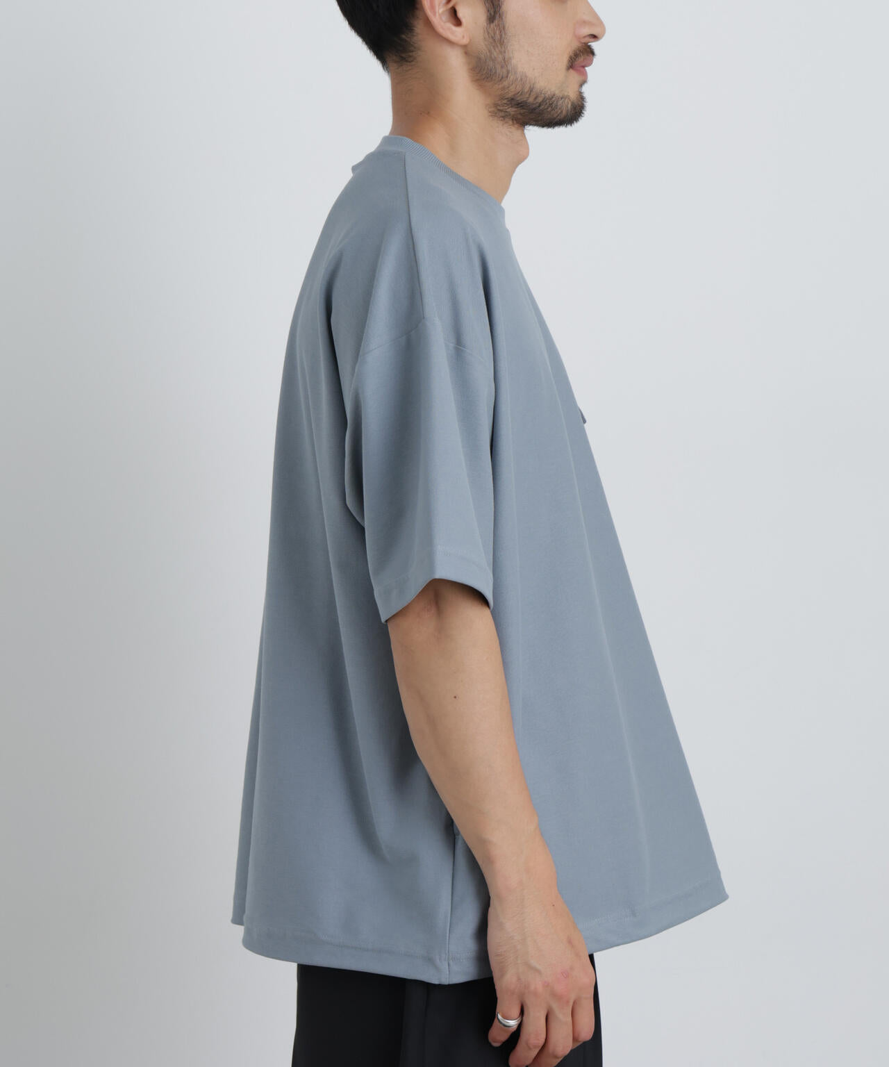 リングドットポケットTシャツ半袖