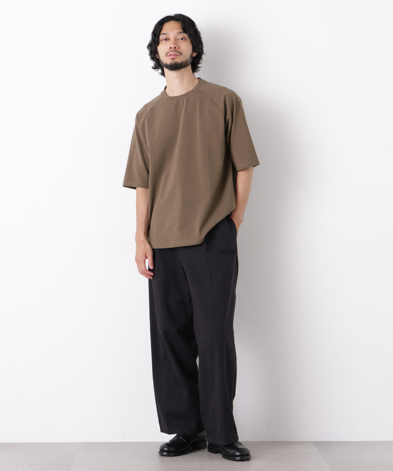 ビッグドレープTシャツ 半袖