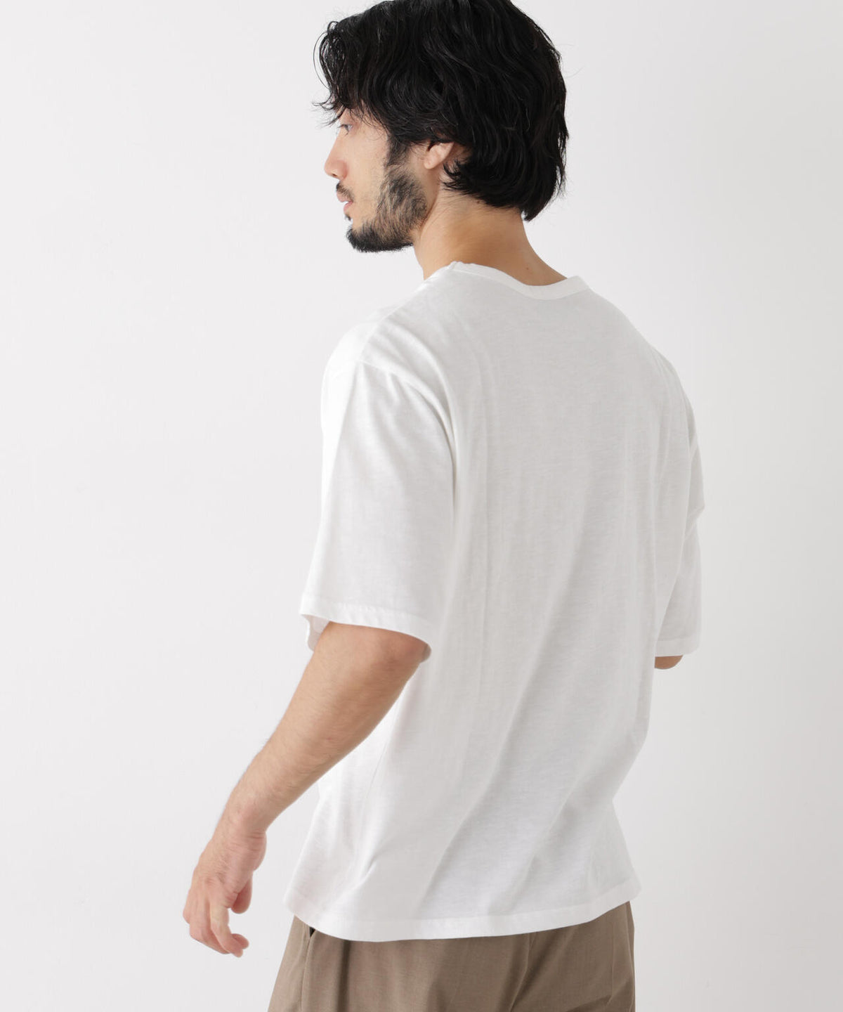 スラブワイドTシャツ 半袖