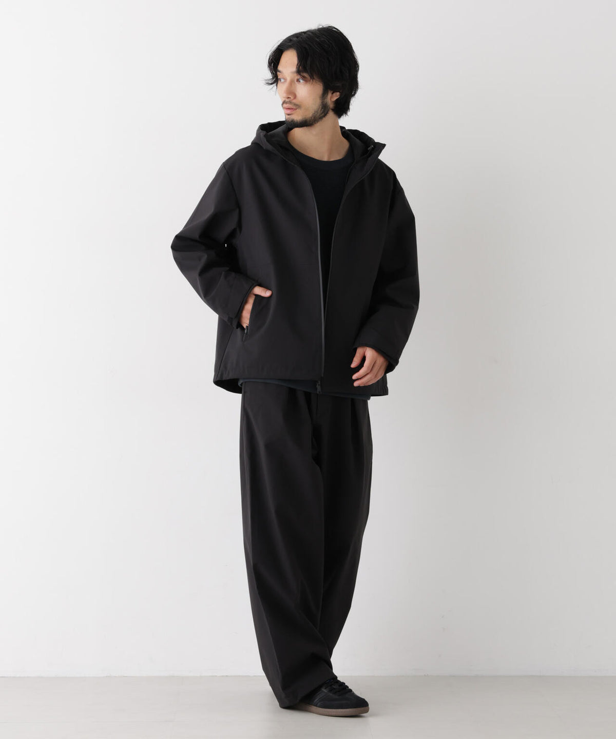 3レイヤー インタックワイドパンツ（セットアップ可）