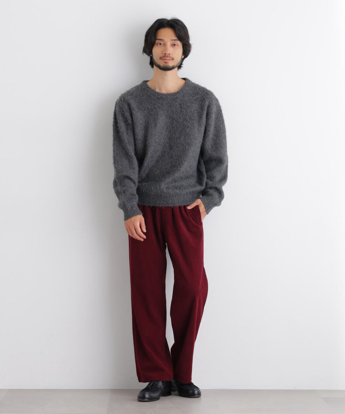 イージーワイドコーデュロイパンツ