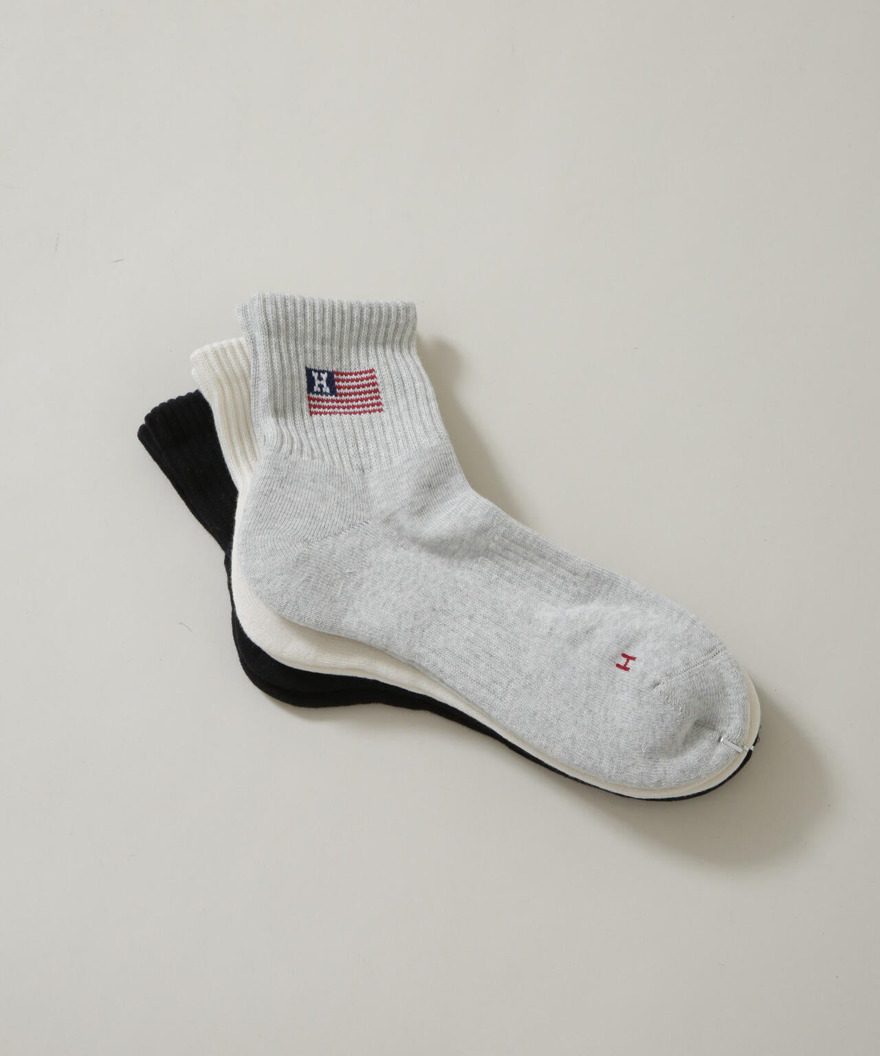 Healthknit/アメリカンフラッグソックス 3足セット