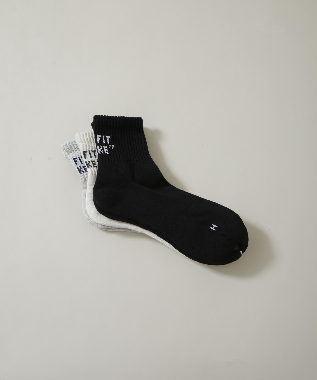 Healthknit/バックロゴソックス 3足セット
