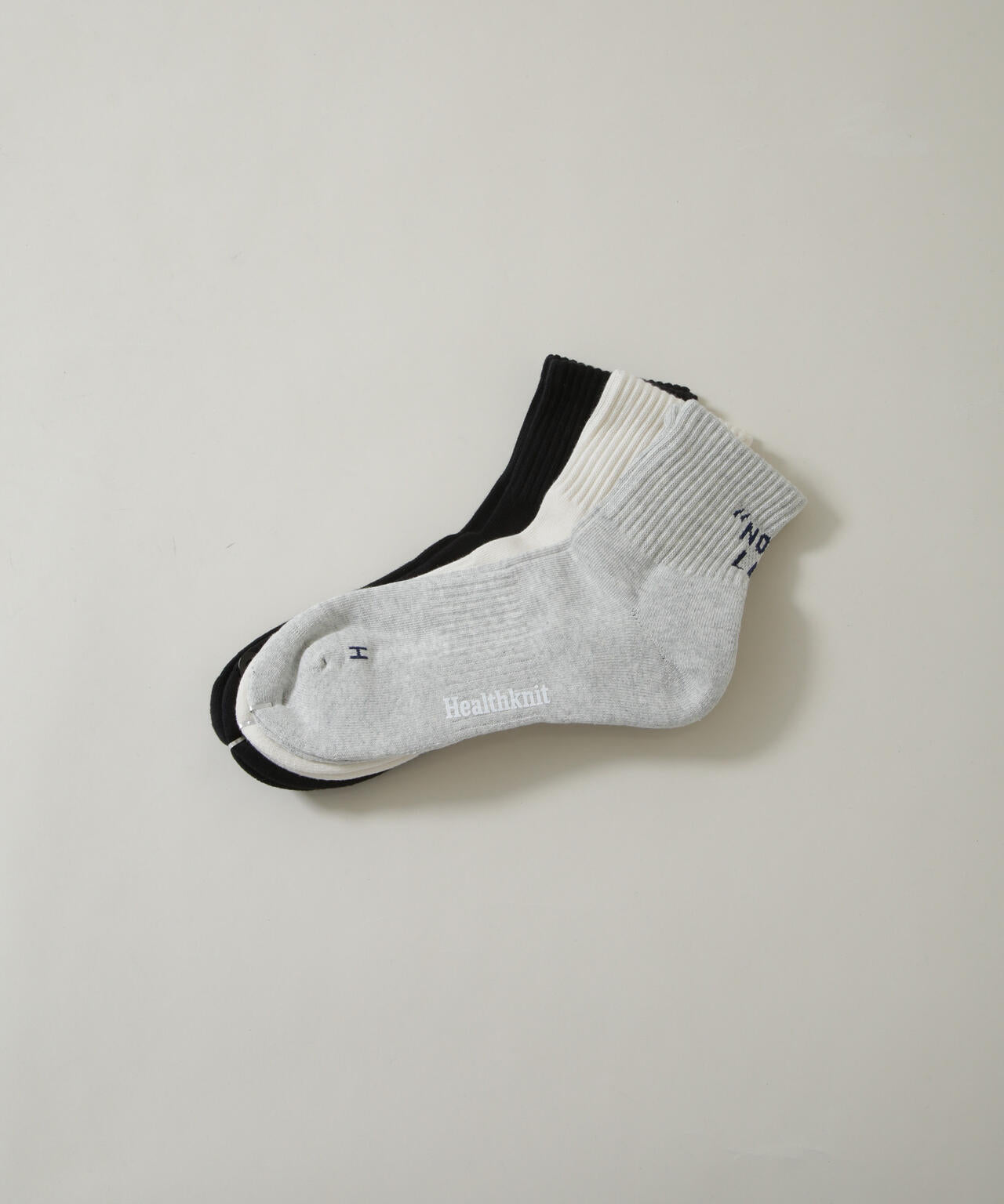 Healthknit/バックロゴソックス 3足セット