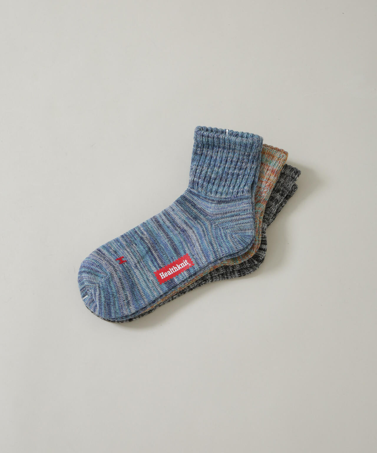 Healthknit/メランジカラーソックス 3足セット
