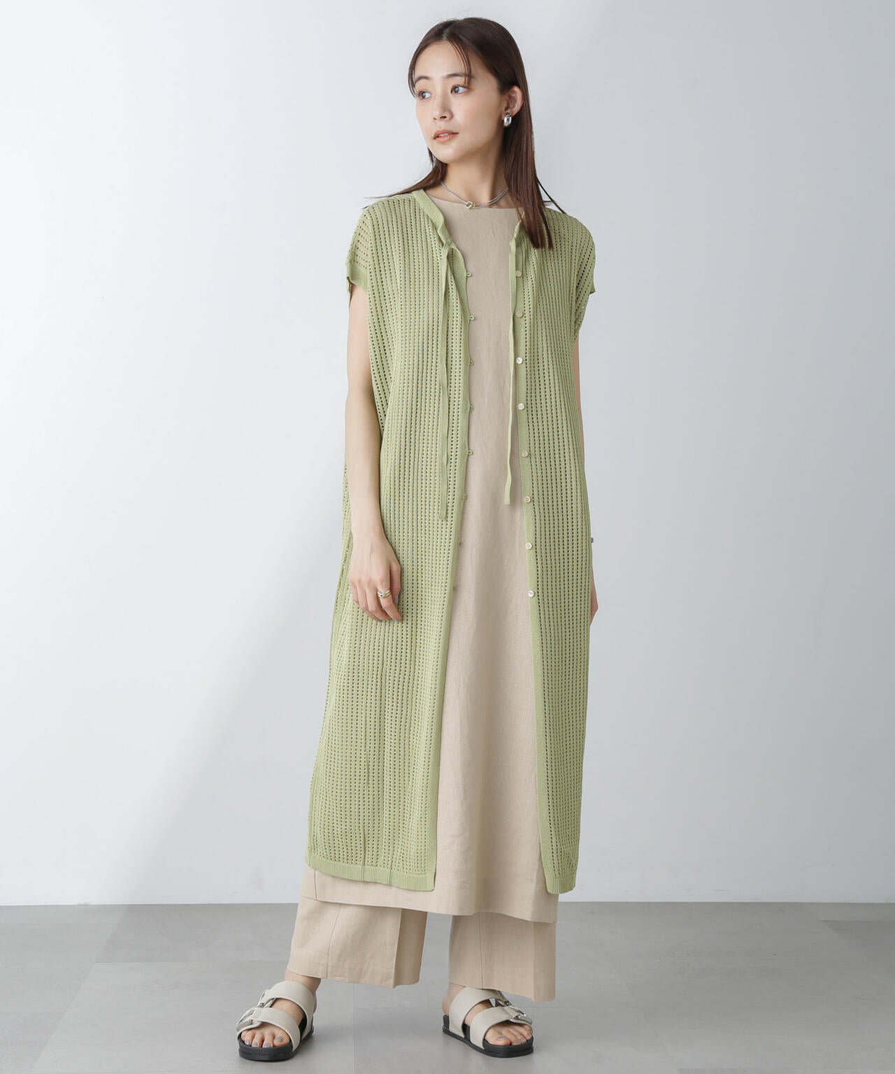 前後2wayメッシュワンピース | NANO universe（ナノ・ユニバース