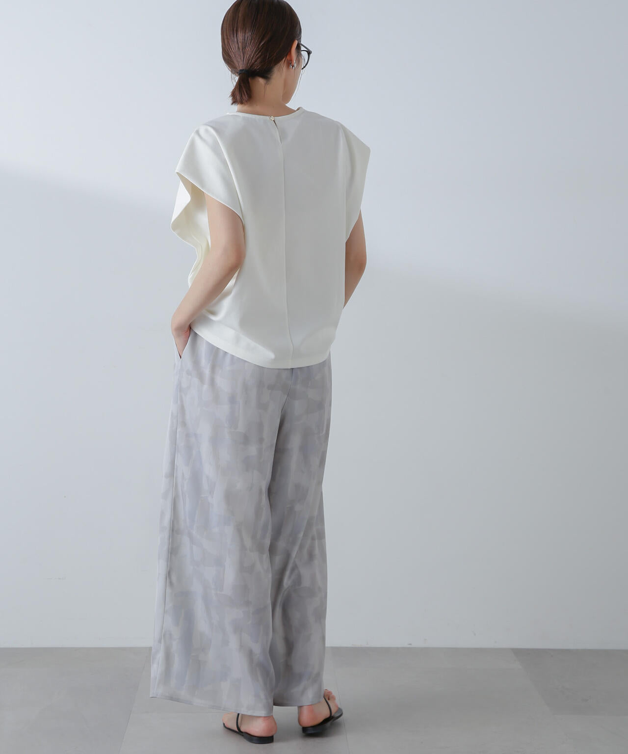 フロントヘムギャザーカットトップス | NANO universe（ナノ