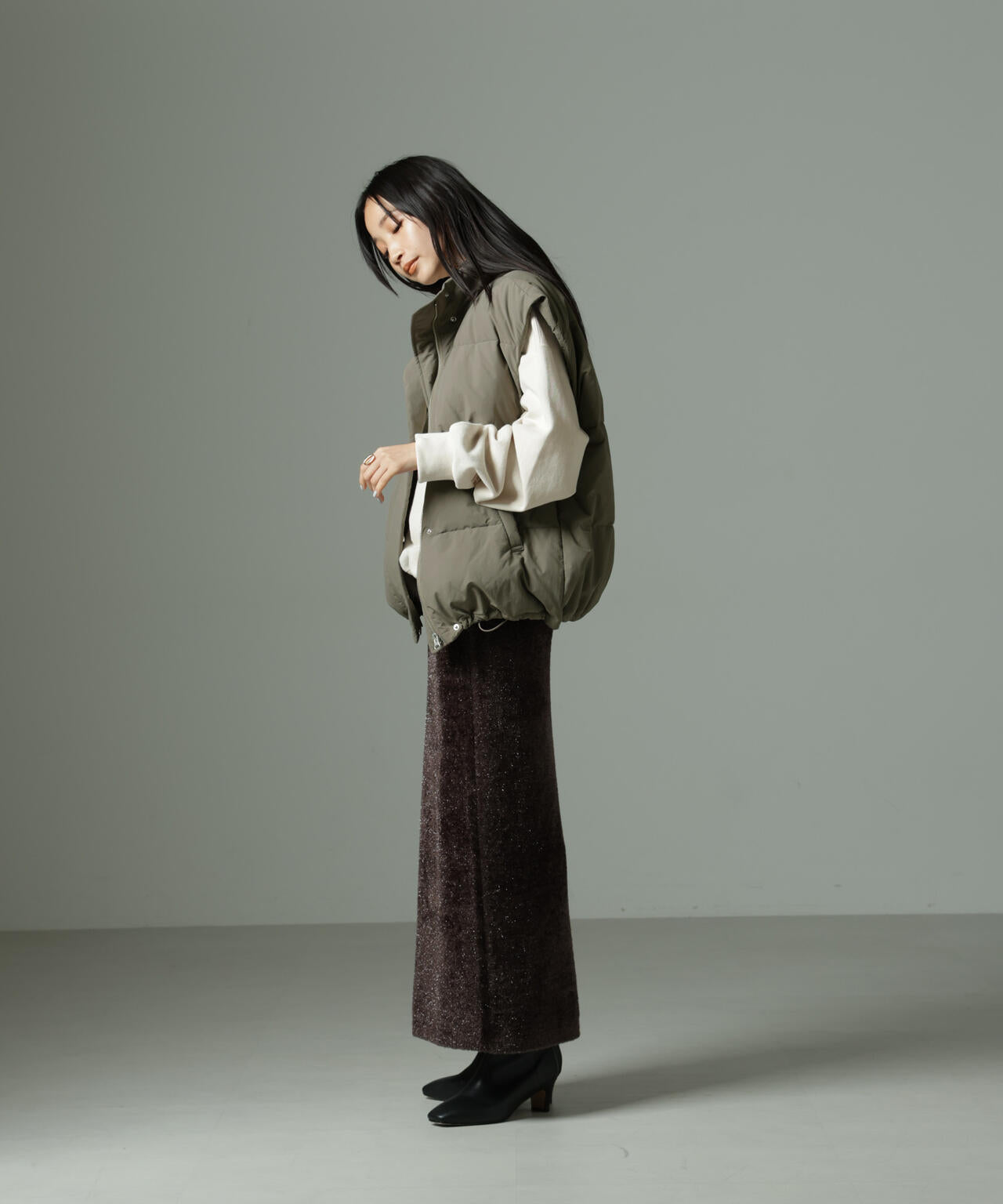 ナゴンスタンス 中綿ベスト nagonstans(ナゴンスタンス)｜pocket vest/ベスト/Mushroom の通販