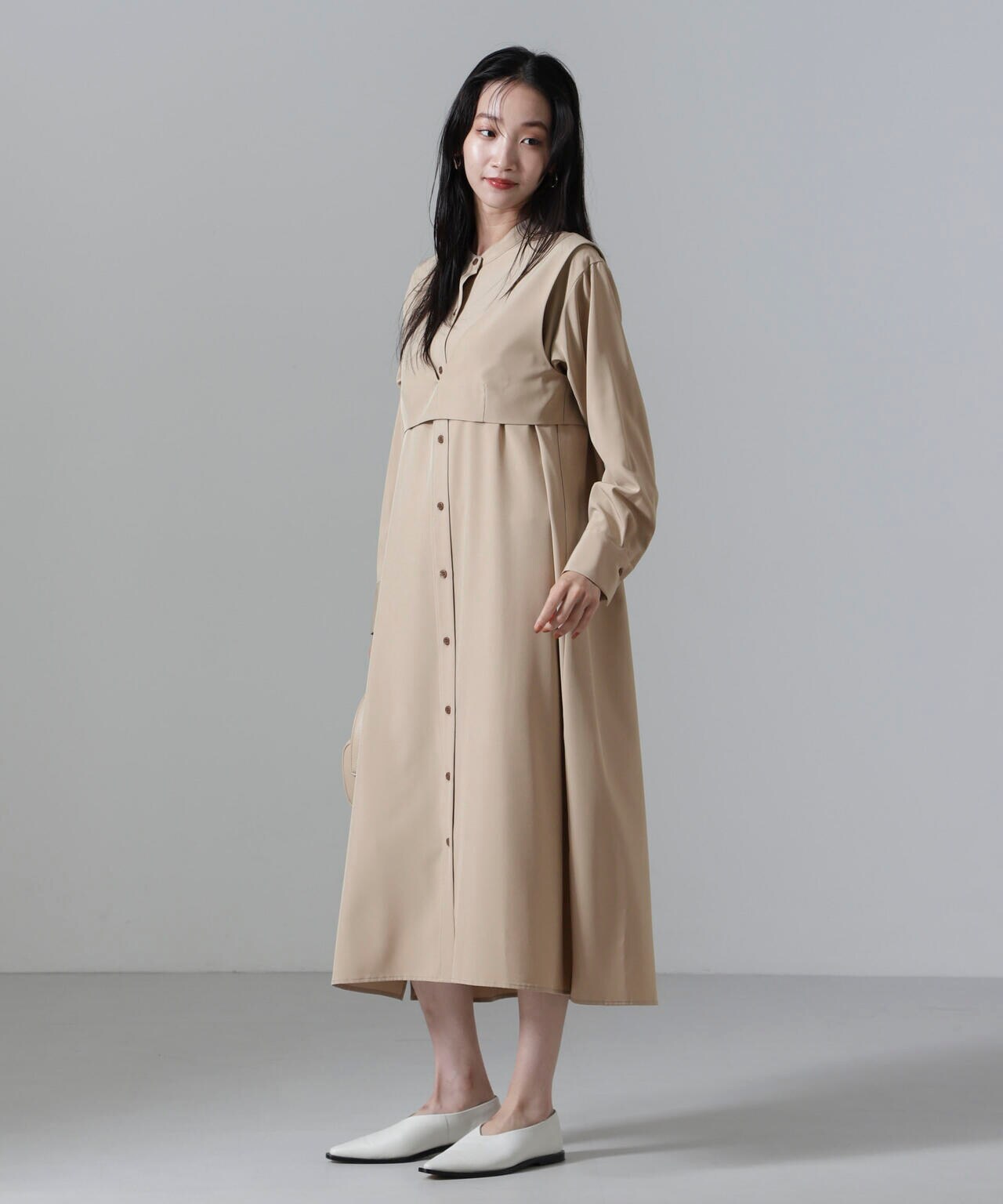 ビスチェセットシャツワンピース | NANO universe（ナノ・ユニバース