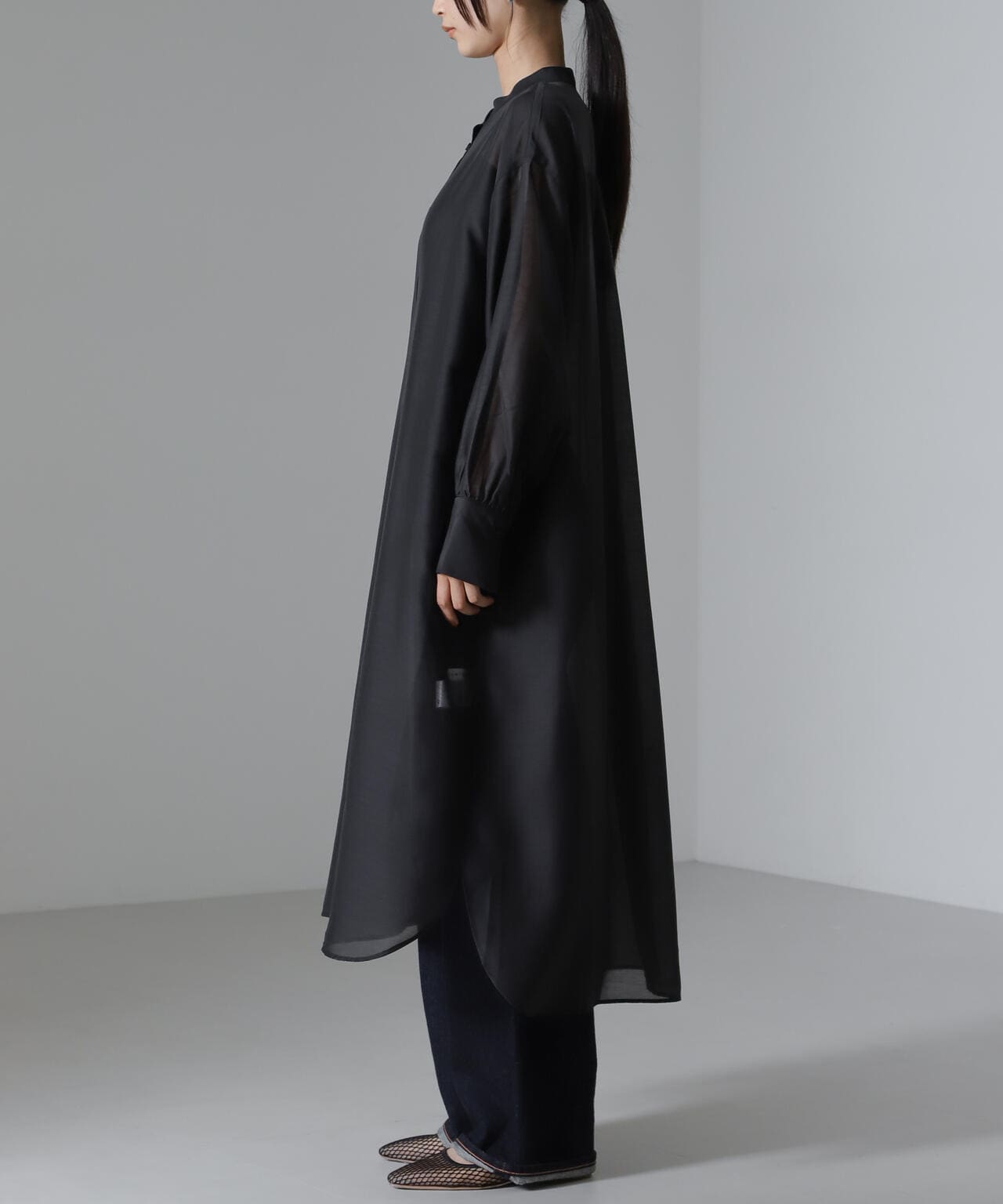 シアーマキシシャツワンピース | NANO universe（ナノ・ユニバース