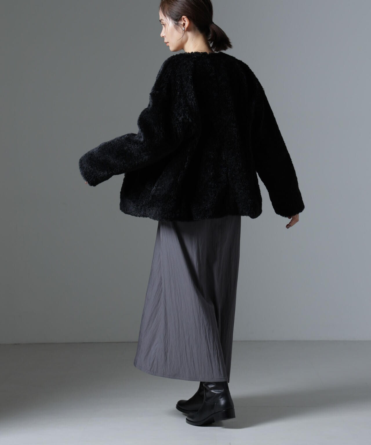 バックルベルトストラップフレアワンピース