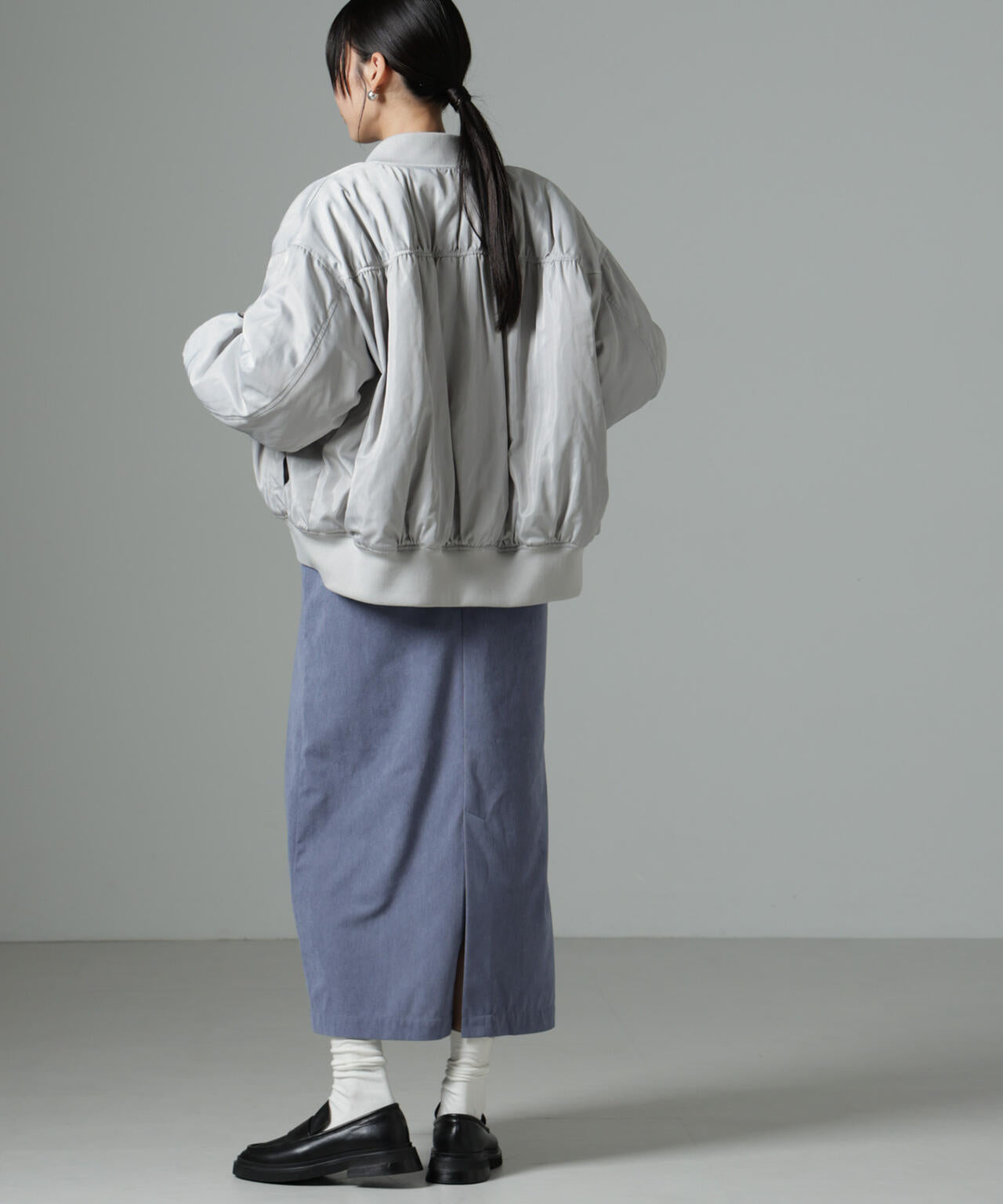 マイクロコールナロージャンパースカート(セットアップ可)