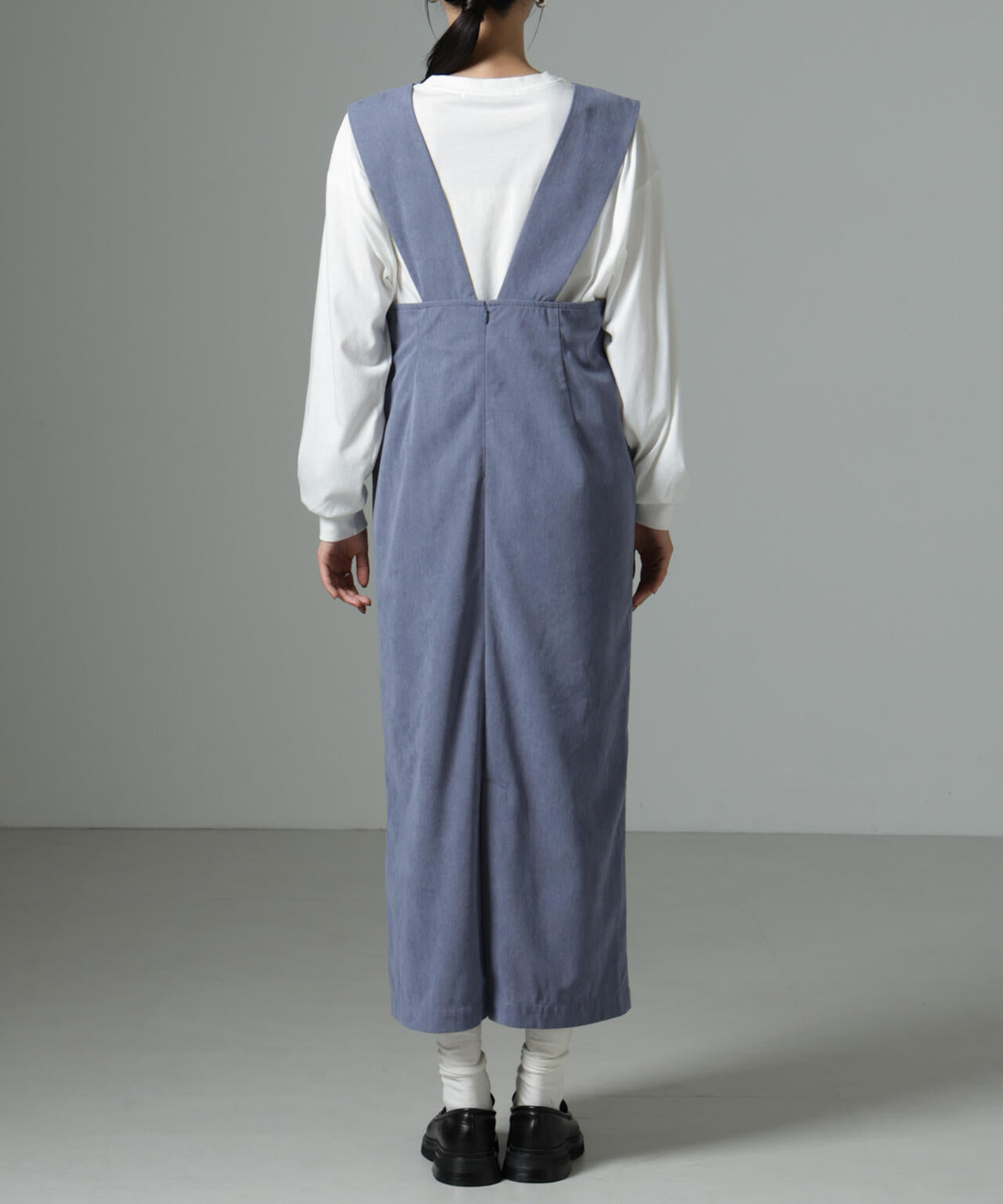 マイクロコールナロージャンパースカート(セットアップ可)