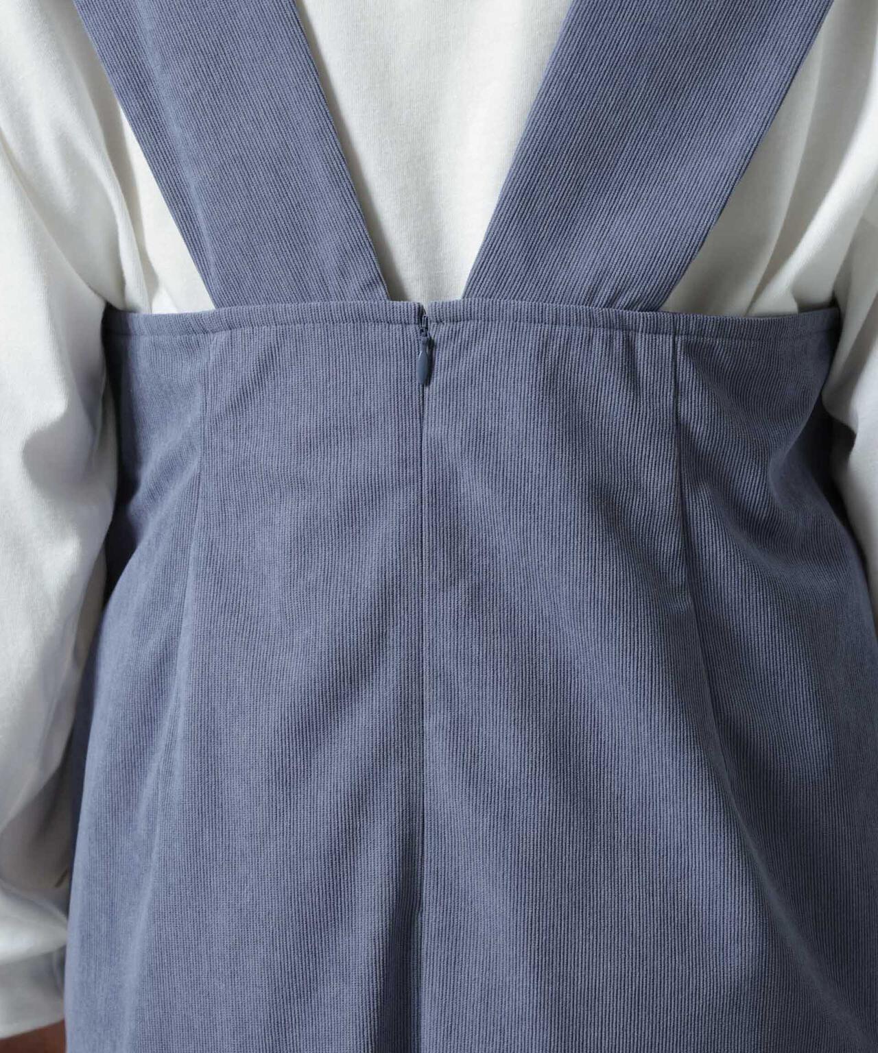 マイクロコールナロージャンパースカート(セットアップ可)