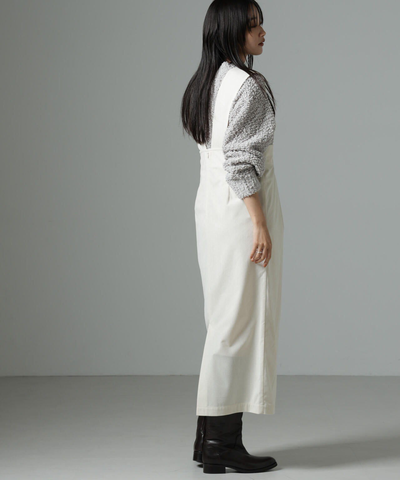 マイクロコールナロージャンパースカート(セットアップ可)