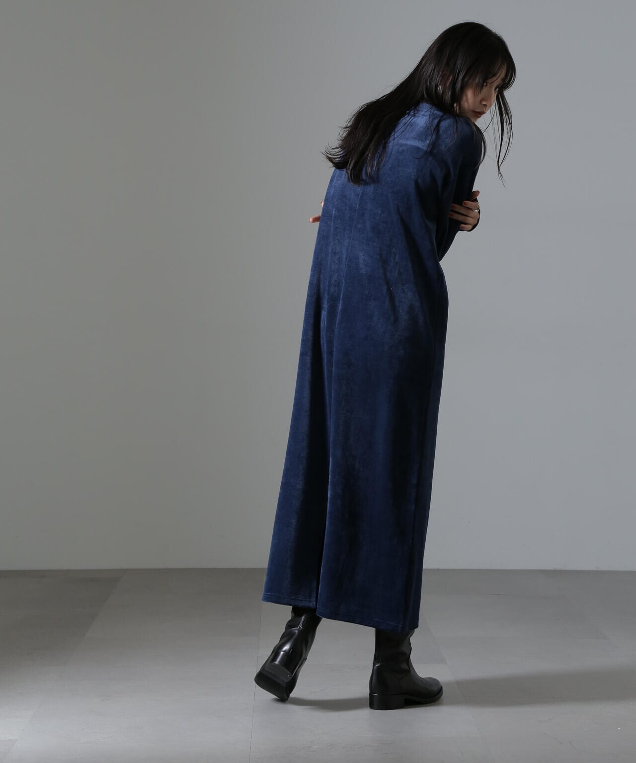 まい　Aワンピ　ネイビーS SLY（スライ）の「MANNISH CARGO S/OP マニッシュ カーゴ