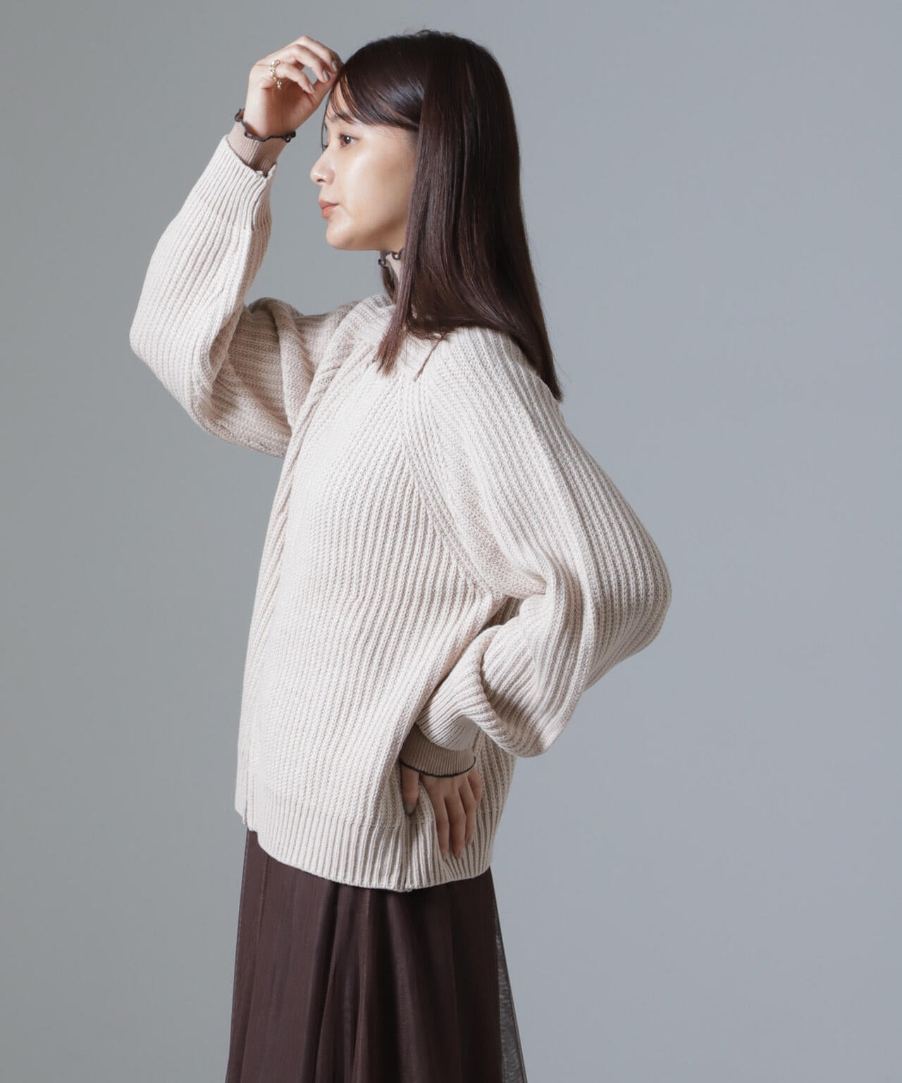 ダブルジップニットブルゾン | NANO universe(ナノ・ユニバース ダブルジップニットブルゾン | NANO universe(ナノ・ユニバース