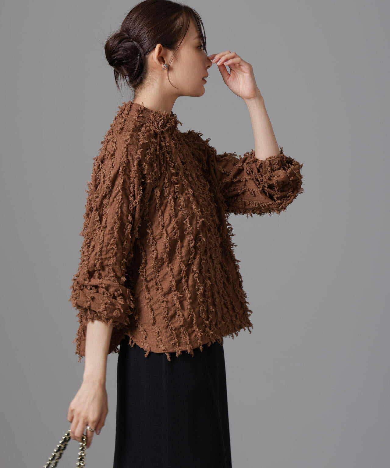 ジャガードカットトップス | NANO universe（ナノ・ユニバース