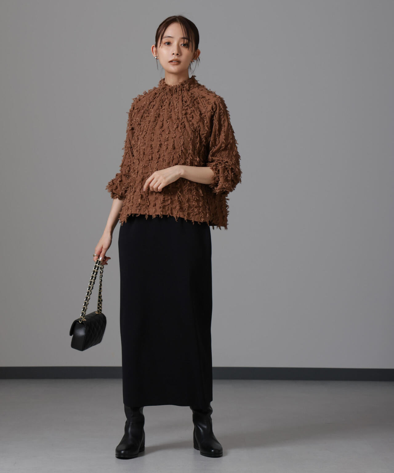 ジャガードカットトップス | NANO universe（ナノ・ユニバース