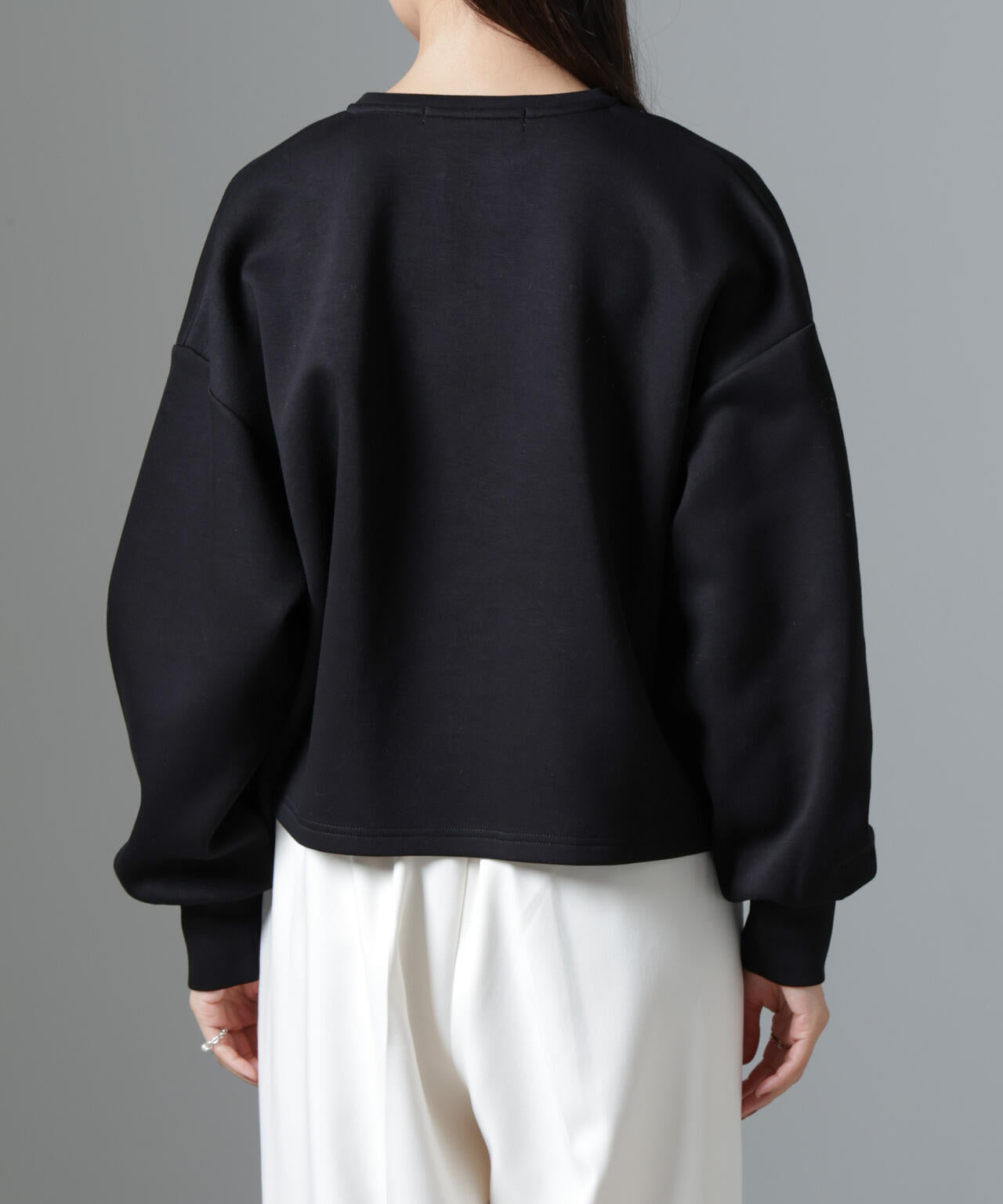 裏起毛ダンボールカットキーネックトップス（セットアップ可） | NANO