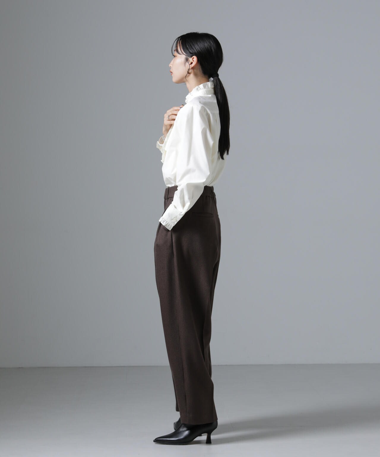 ツータックカーブパンツ | NANO universe（ナノ・ユニバース