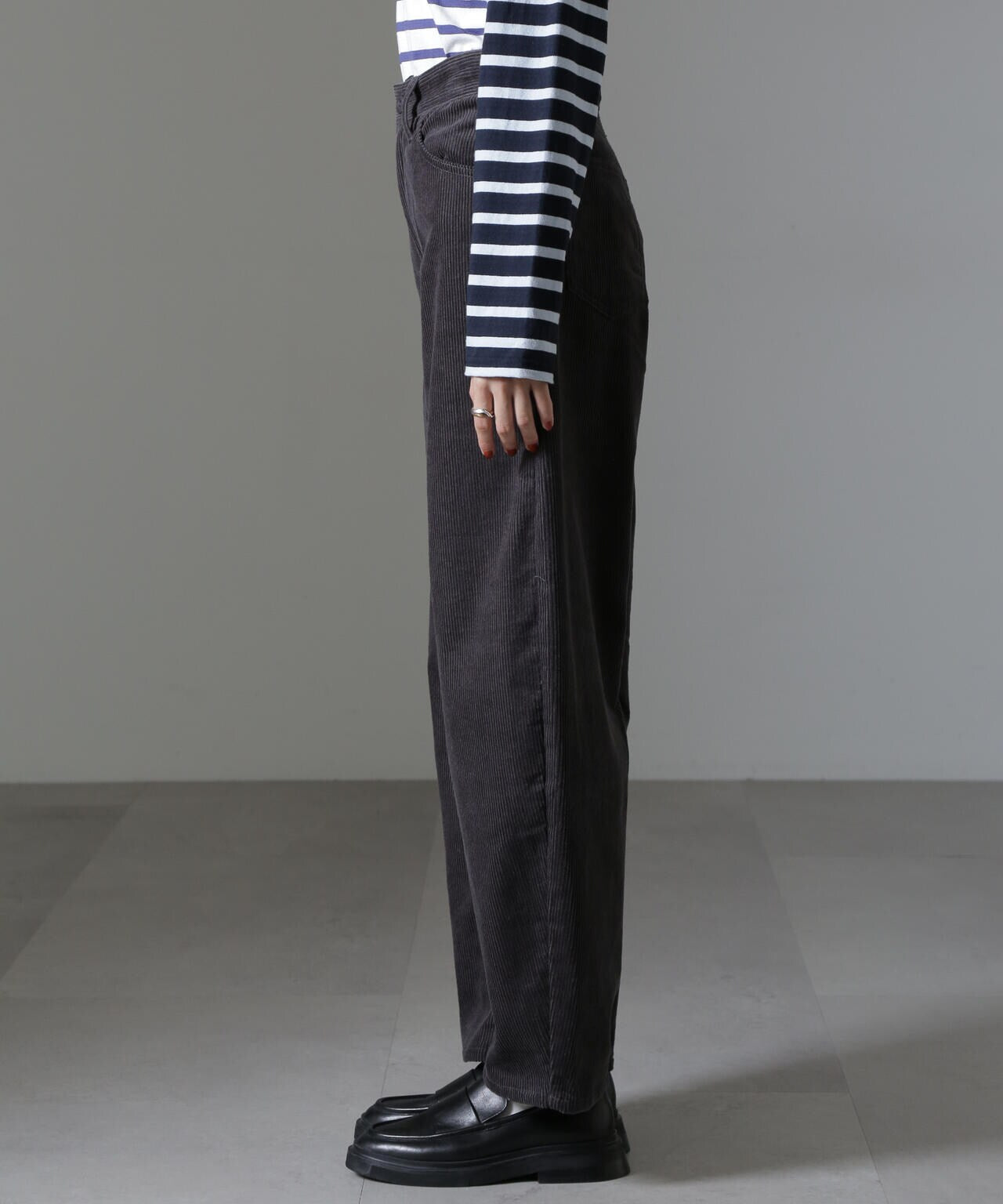 コーデュロイワイドカーブパンツ（セットアップ可） | NANO