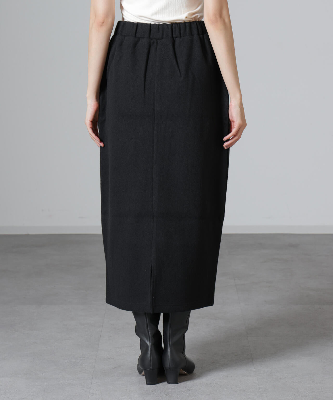 ウールライクニードルパンチスカート(セットアップ可)