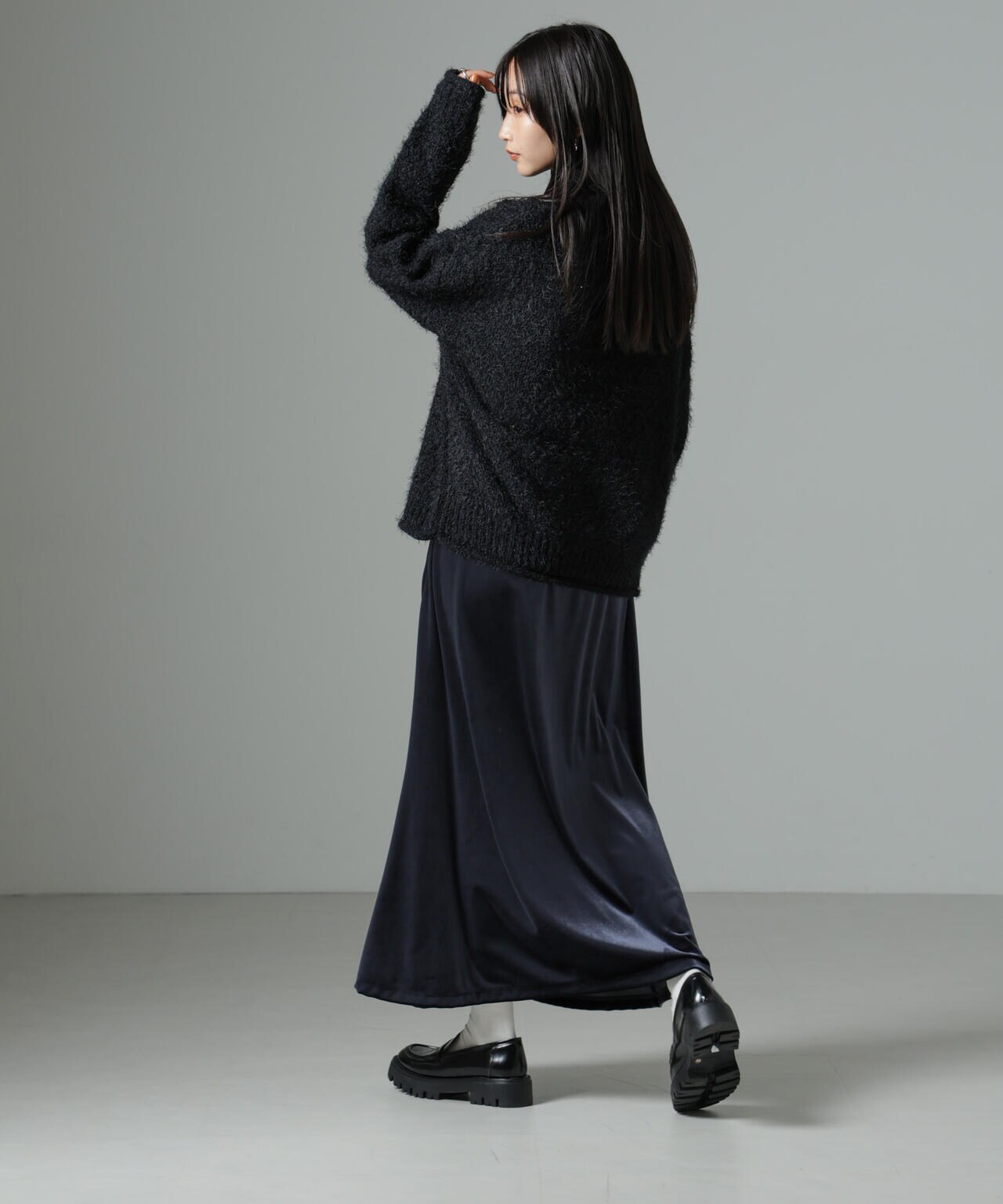 ベロアロングスカート | NANO universe（ナノ・ユニバース