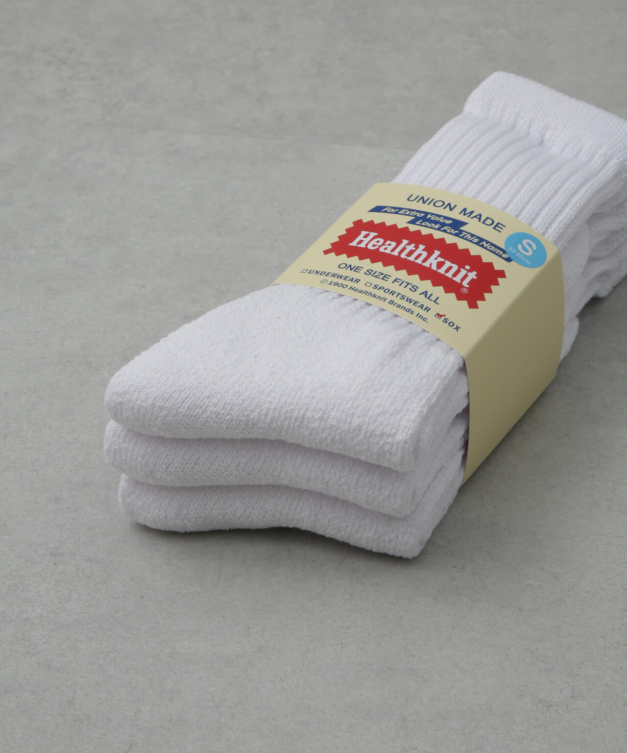 Healthknit/シンカーWHITE無地 3P SET