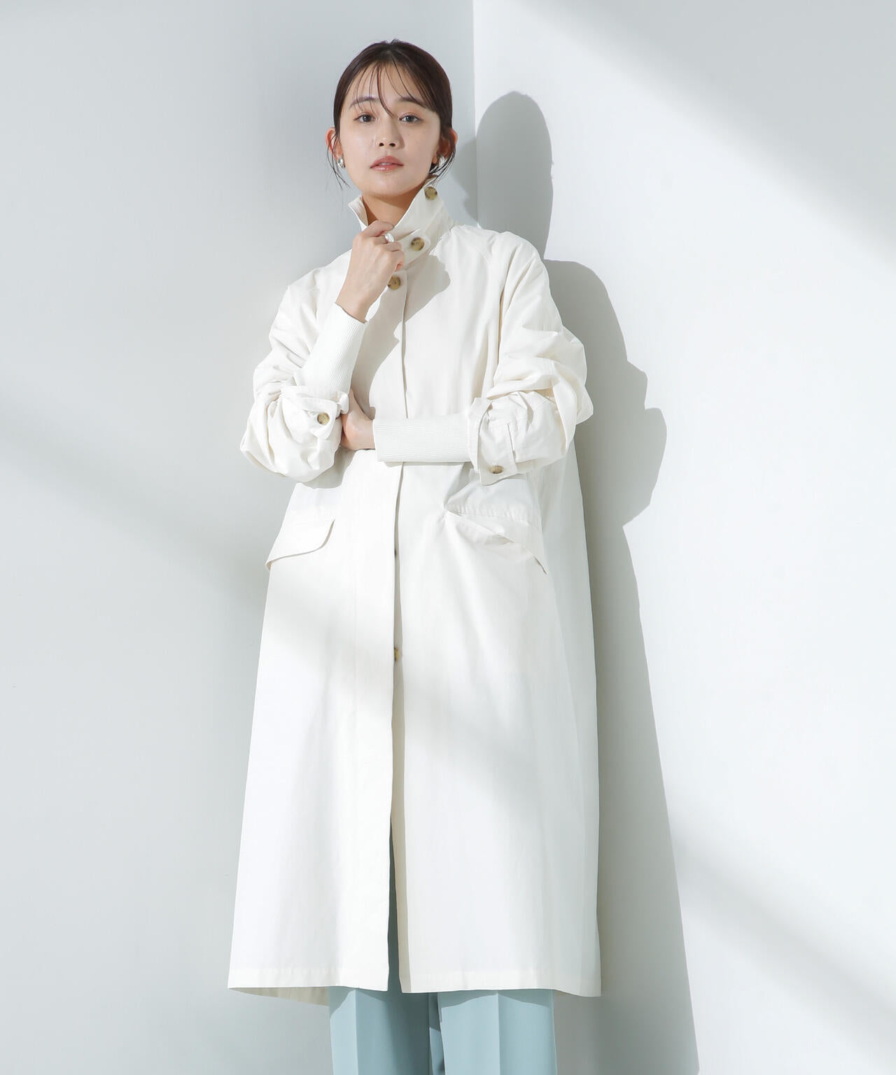 【SUNSEA】　サンシー　春コート　ステンカラーコート　RAINBR SUNSEA】 サンシー 春コート ステンカラーコート RAINBR SUNSEA