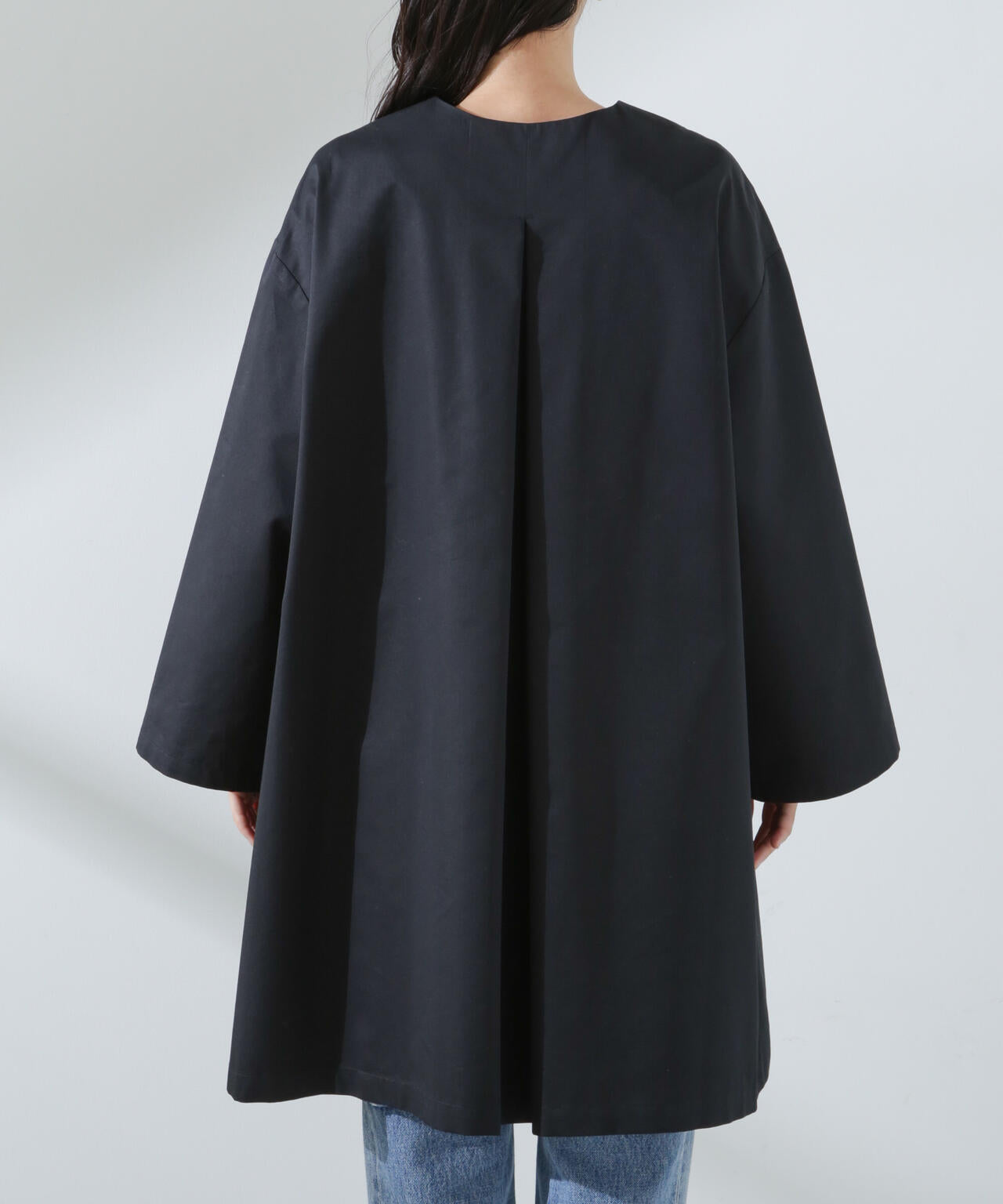 人気シリーズ！春の機能性アウター】撥水&花粉ガードノーカラーコート