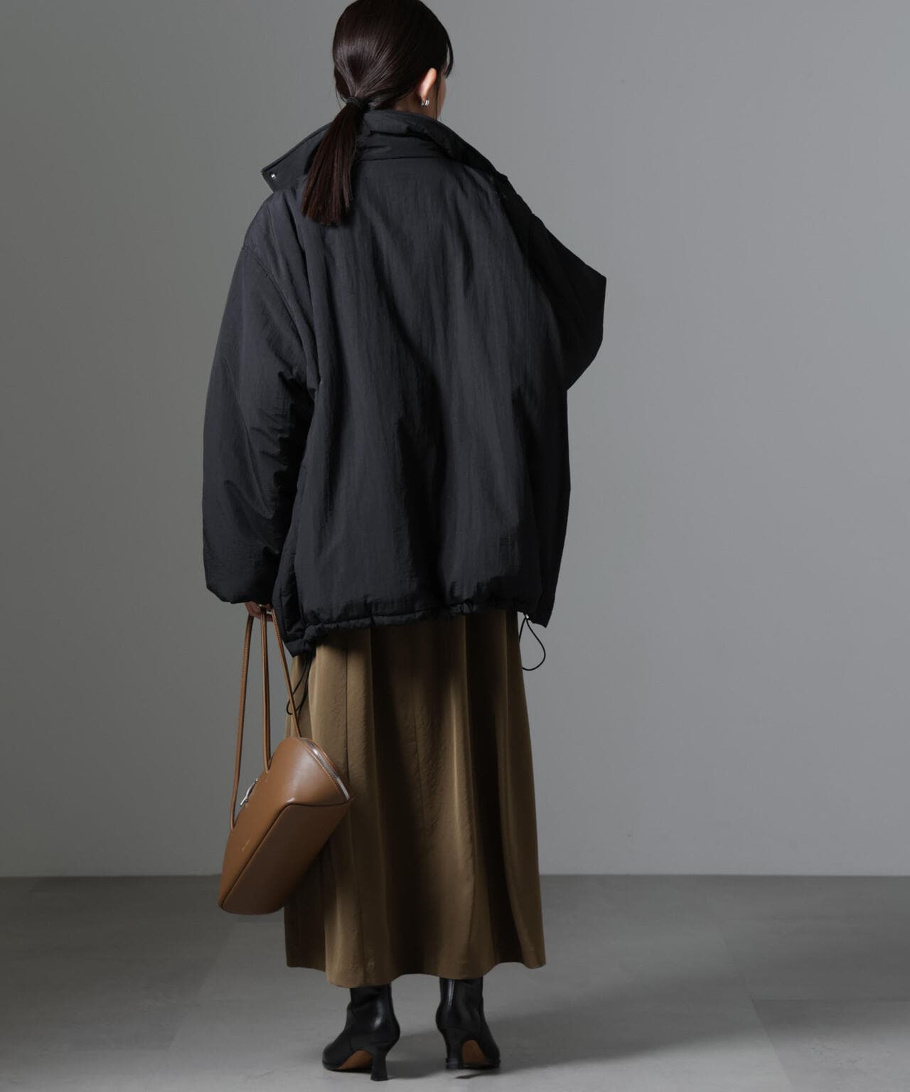 撥水加工 中綿スタンドオーバージップブルゾン | NANO universe（ナノ