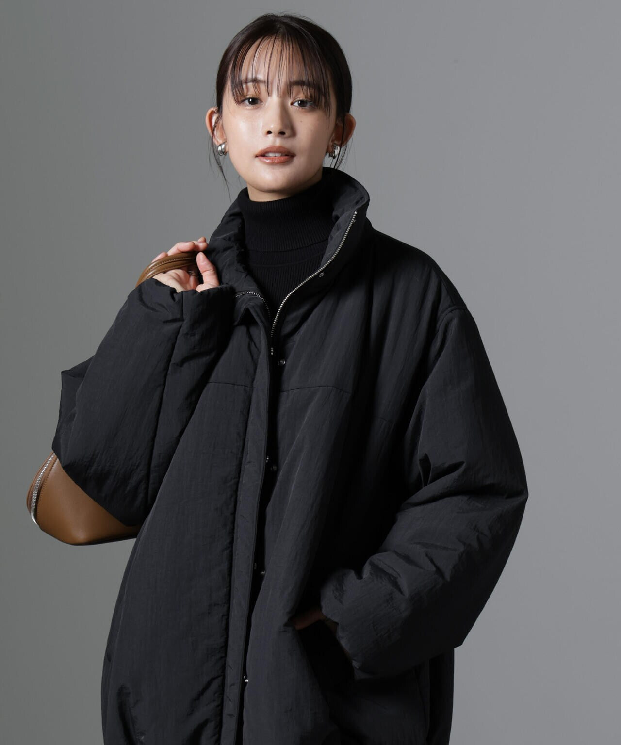 撥水加工 中綿スタンドオーバージップブルゾン | NANO universe（ナノ