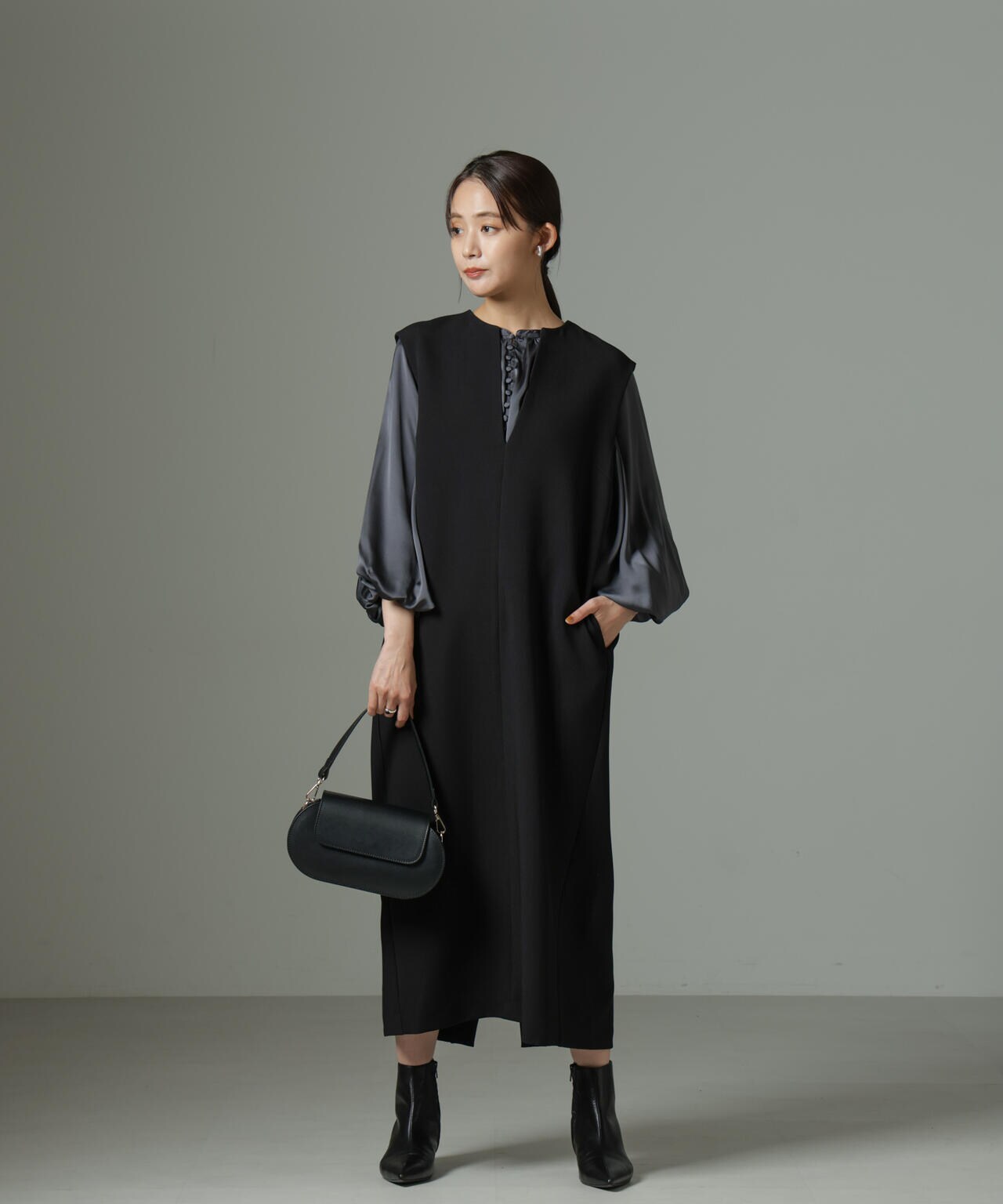 新品NANO universeワンピースサイズＦ(タグ付き) キーネックワンピース | NANO universe（ナノ・ユニバース） ｜【公式