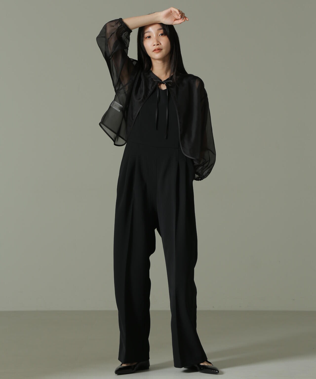 オーガンジーボレロ＆オールインワンセットパンツ | NANO universe