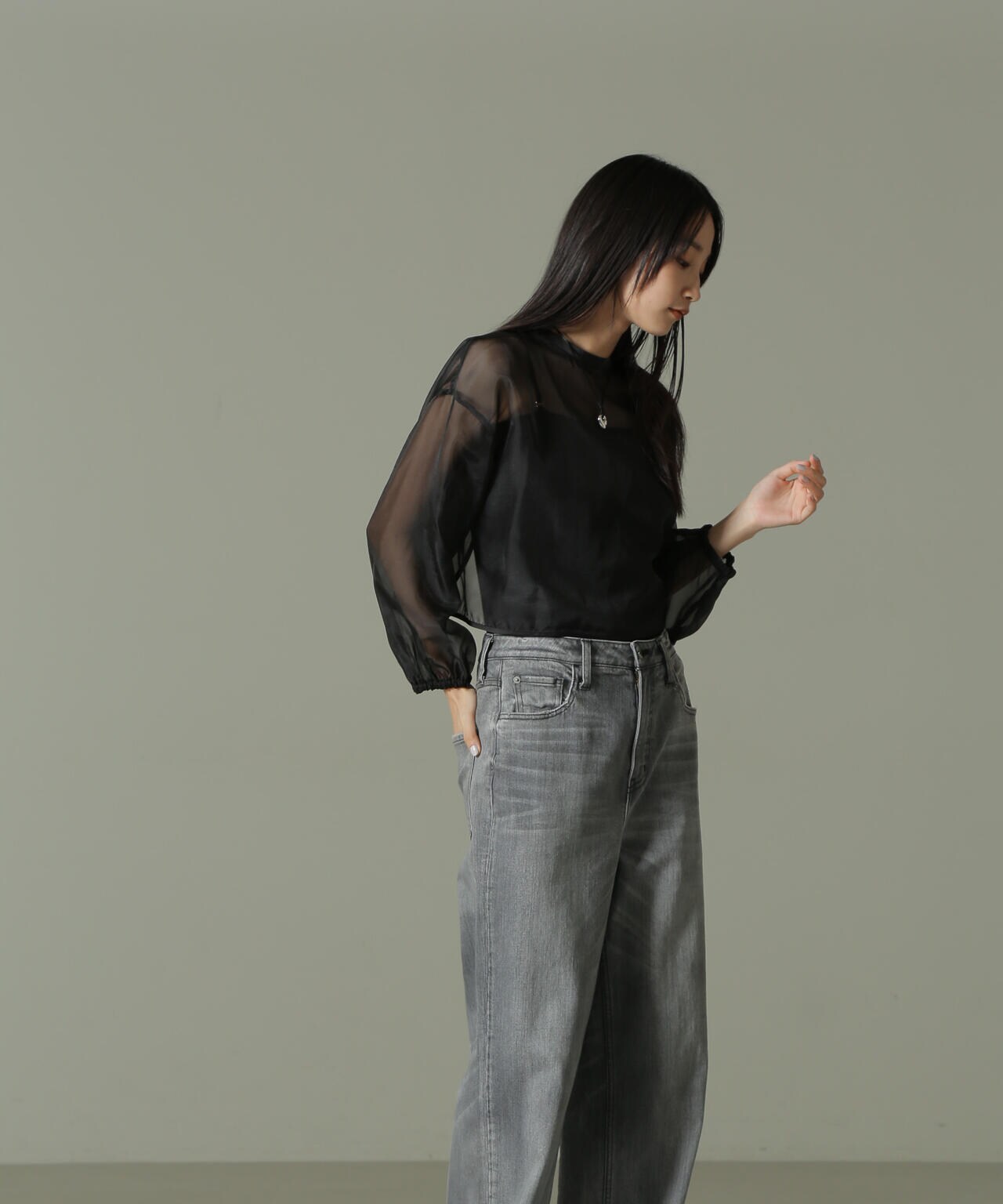 オーガンジーボレロ＆オールインワンセットパンツ | NANO universe